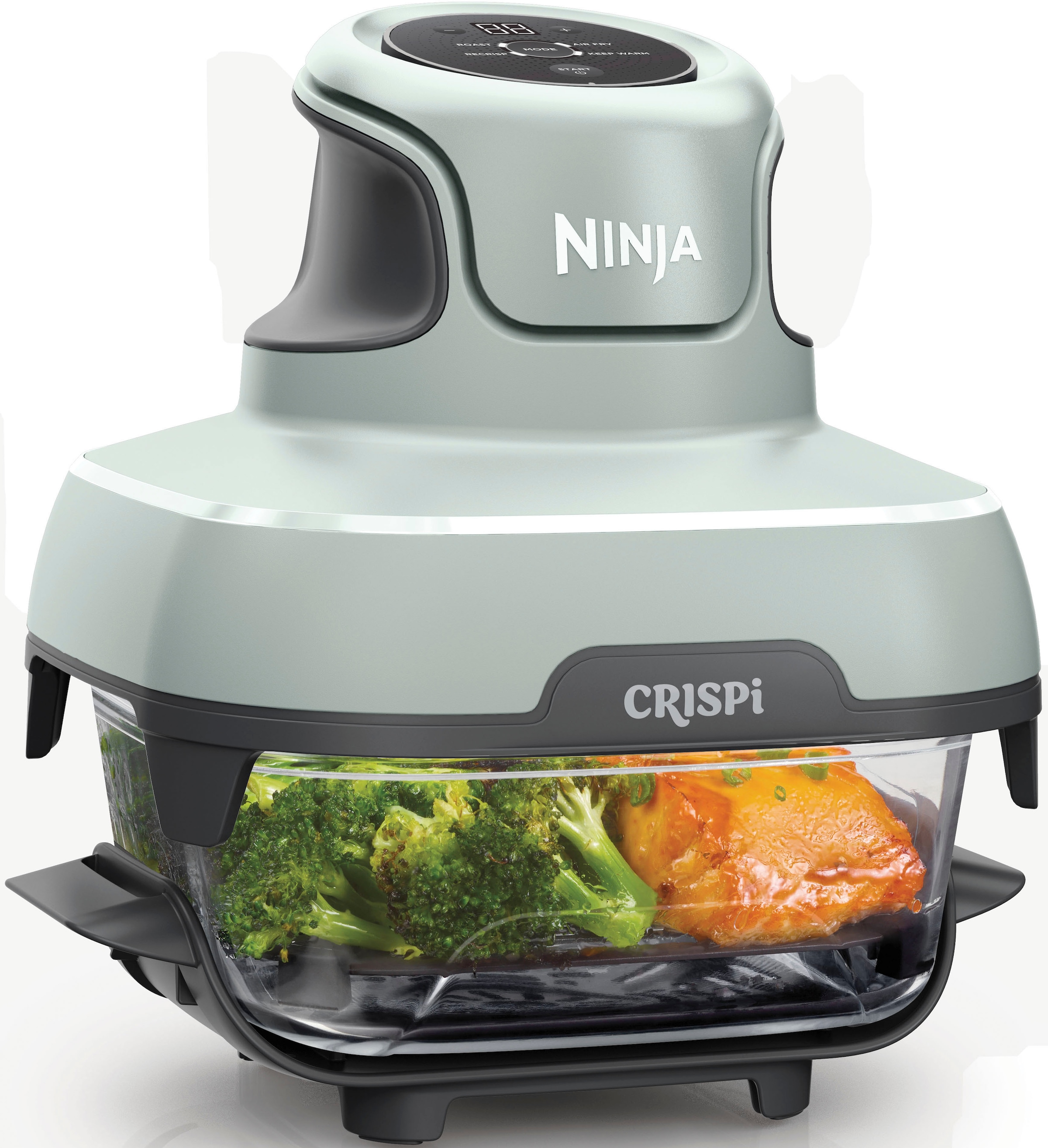 NINJA Heißluftfritteuse »CRISPi 4-in-1 Sage - FN101EUSG« 1700 W tragbar