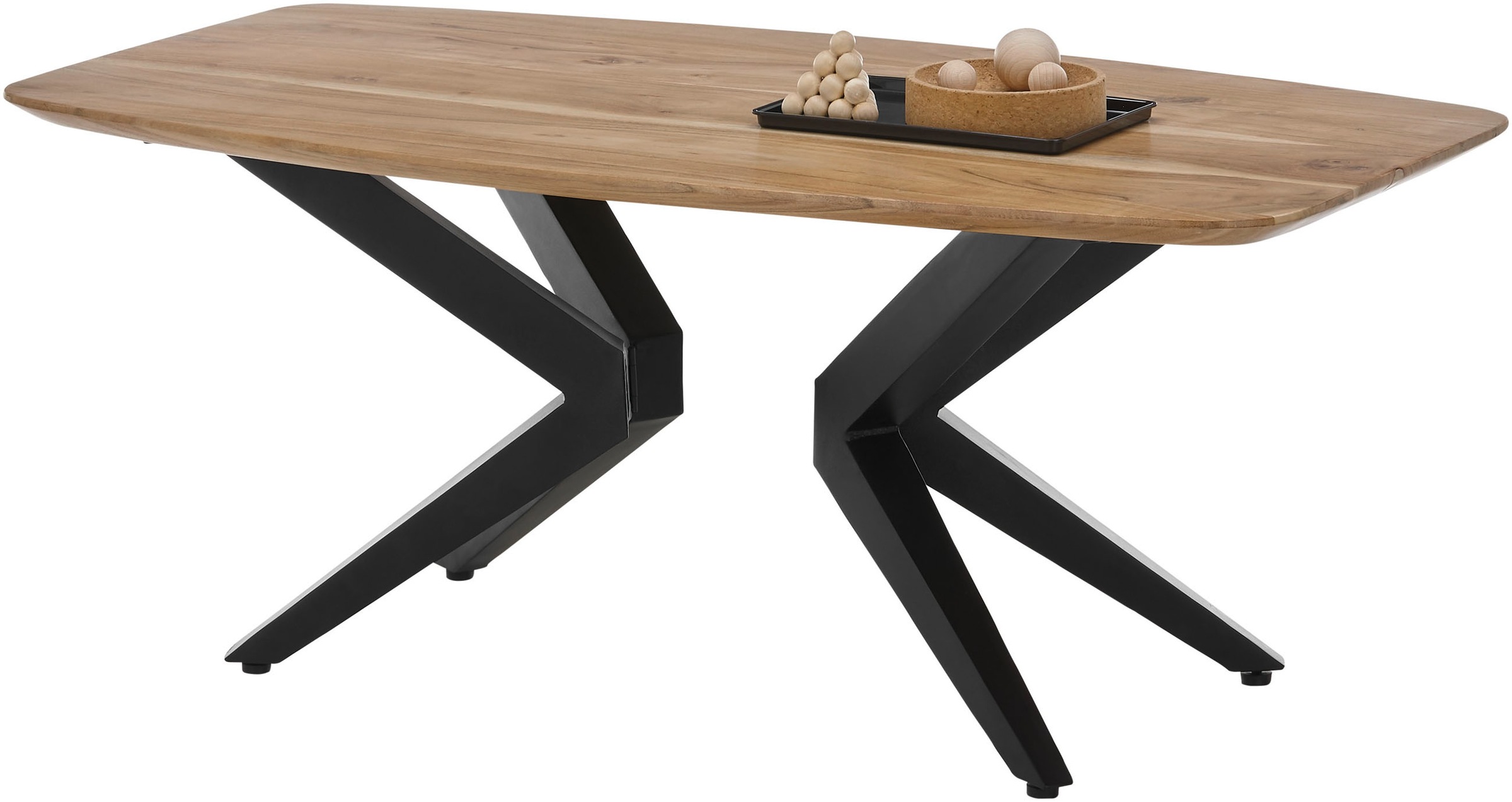 Stolkom Couchtisch »Bill Wohnzimmertisch Akazie Massivholz, BxHxT 110x45x60 günstig online kaufen