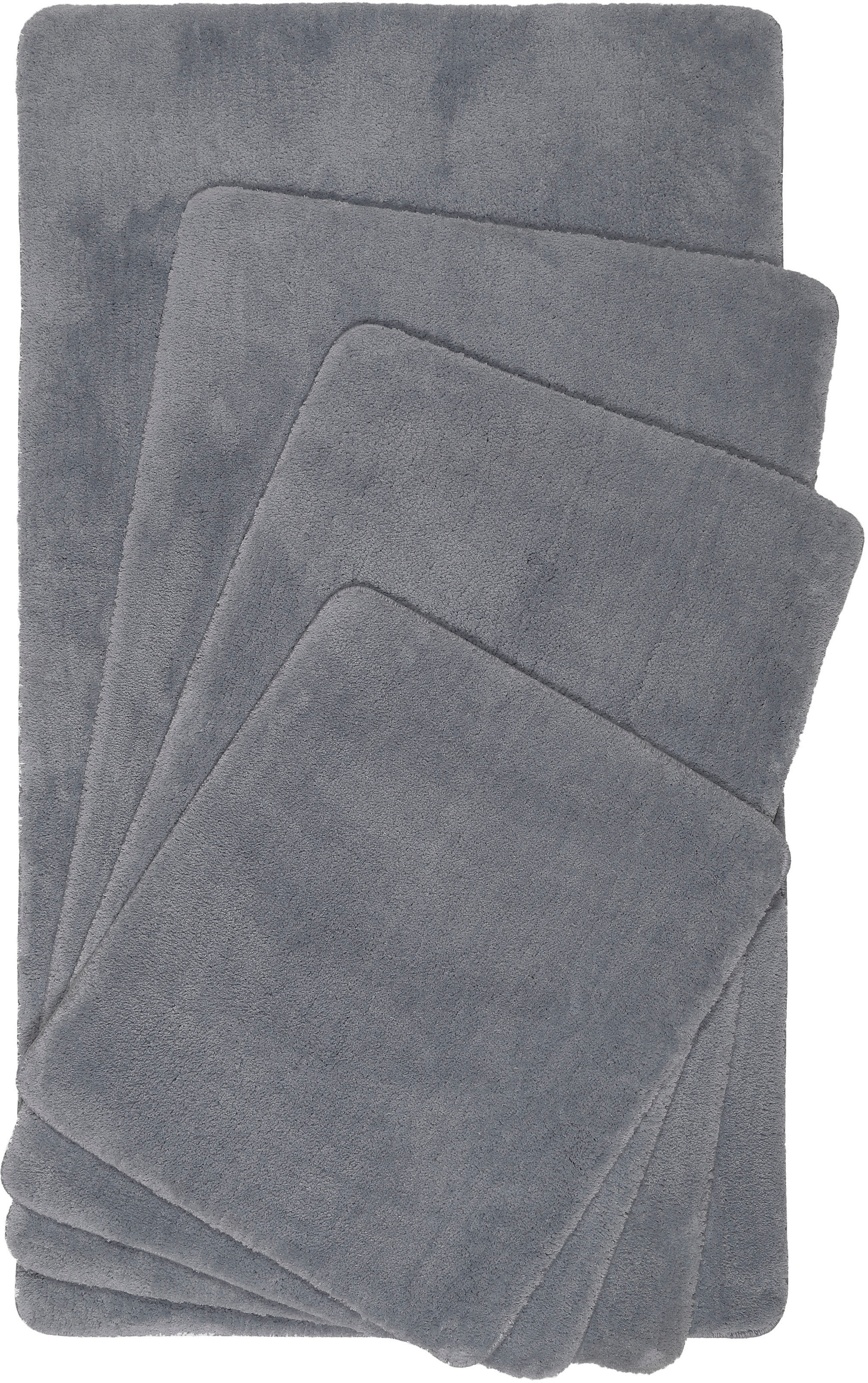 Wecon home Basics Badematte »Joris«, rutschhemmend beschichtet, strapazierfähig, waschbar, viele Größen, Badezimmerteppich, uni