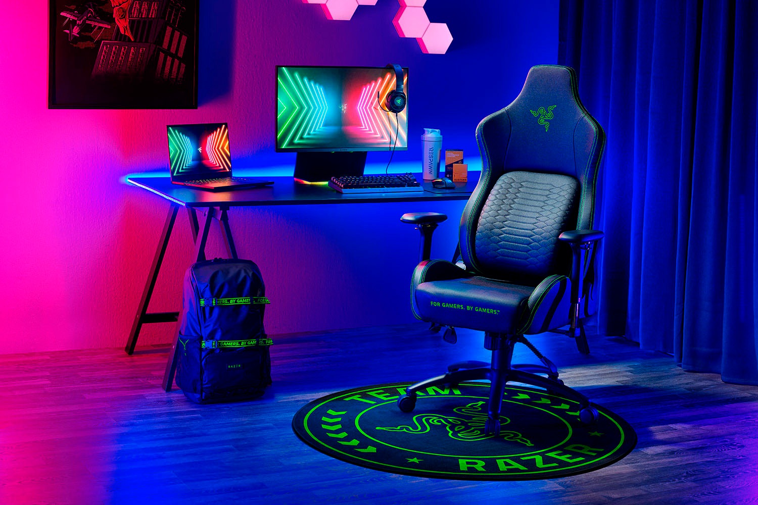 RAZER Bodenschutzmatte »Team Razer«