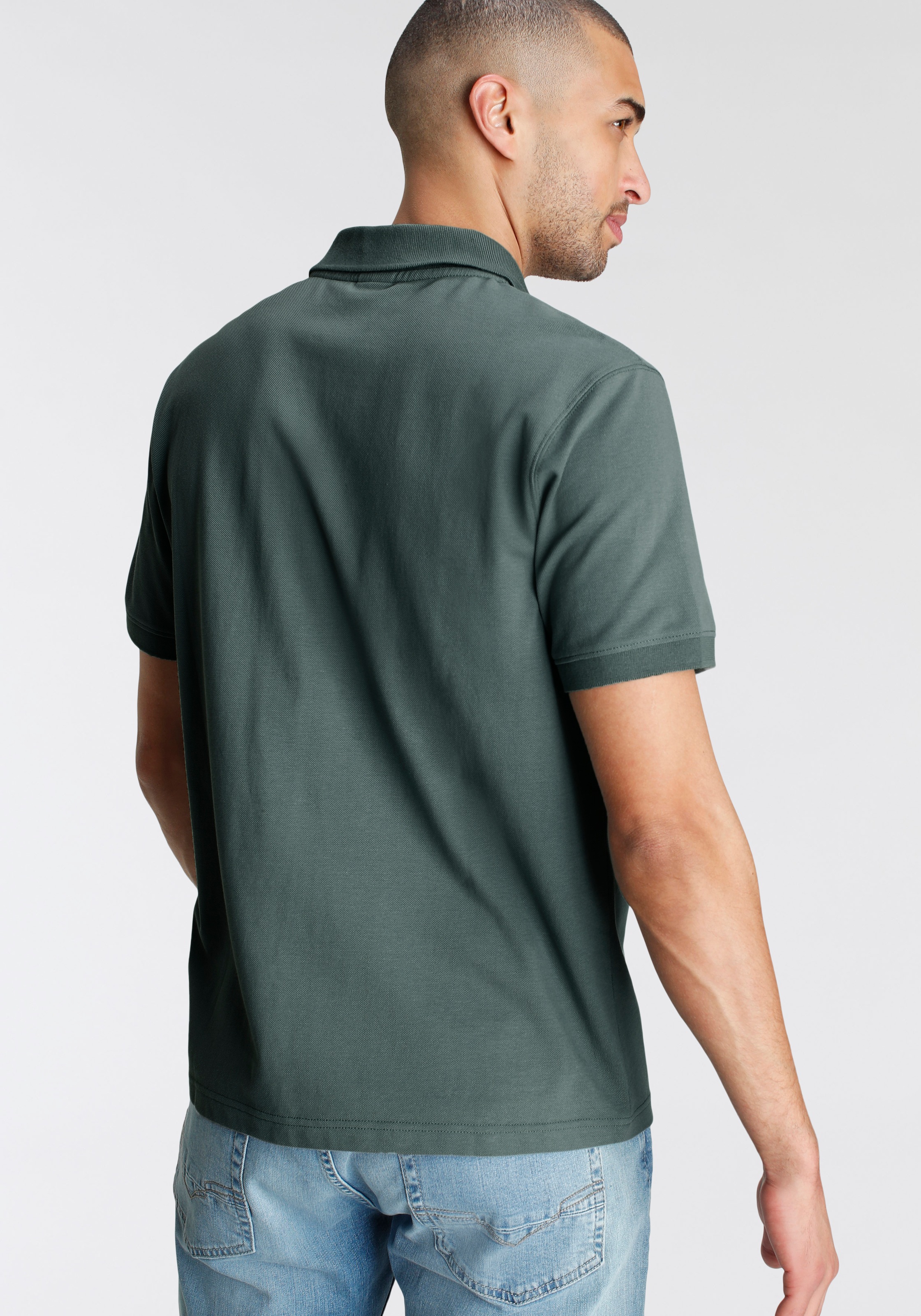 KangaROOS Poloshirt, halbarm, casualer Stil, für Sommer und Freizeit, aus Baumwolle