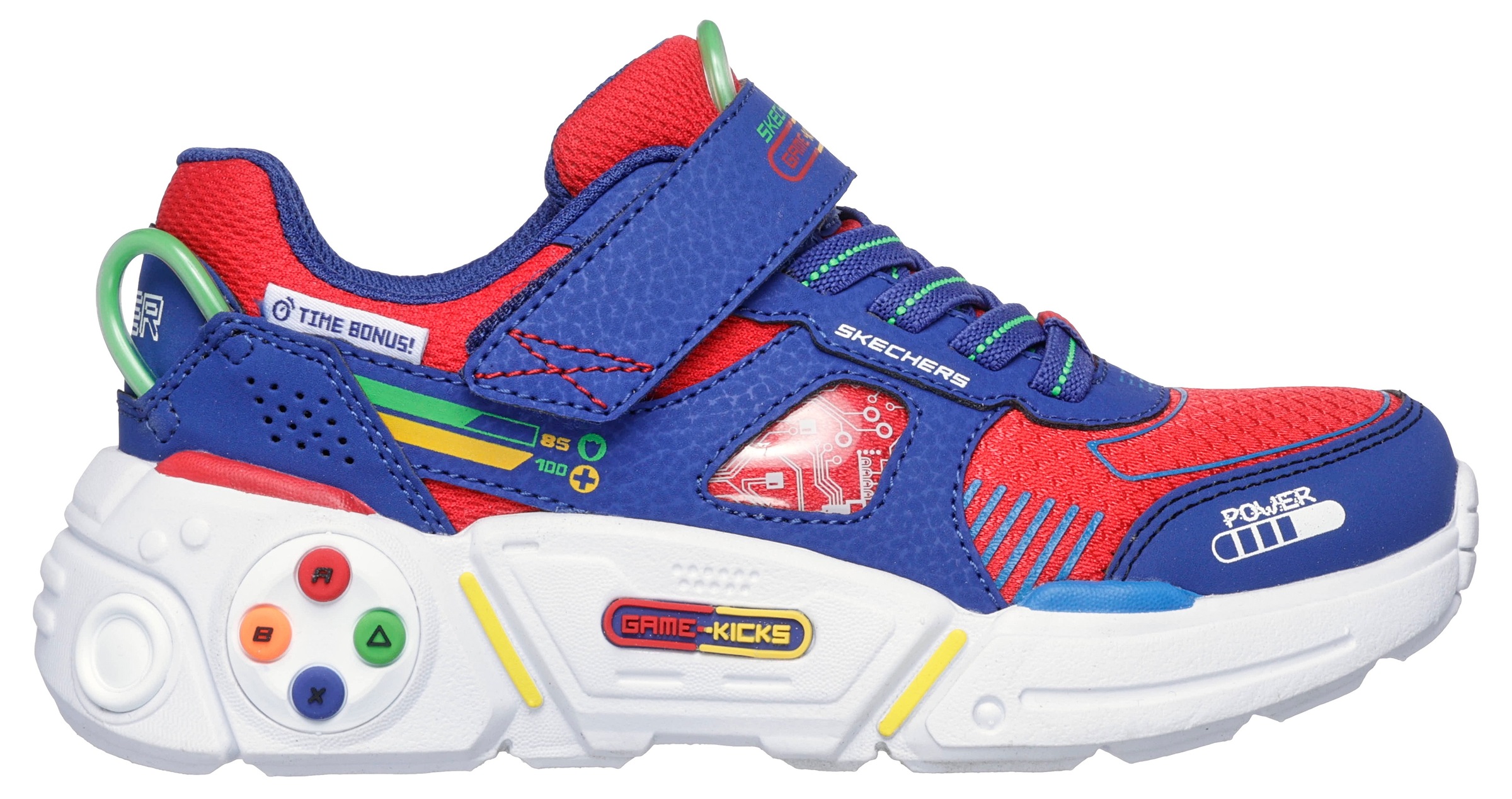 Skechers Sneaker »Game Kicks: Gametronix 2.0«, Blinkschuh, LED Schuh, Klettschuh im Game Kicks® Design