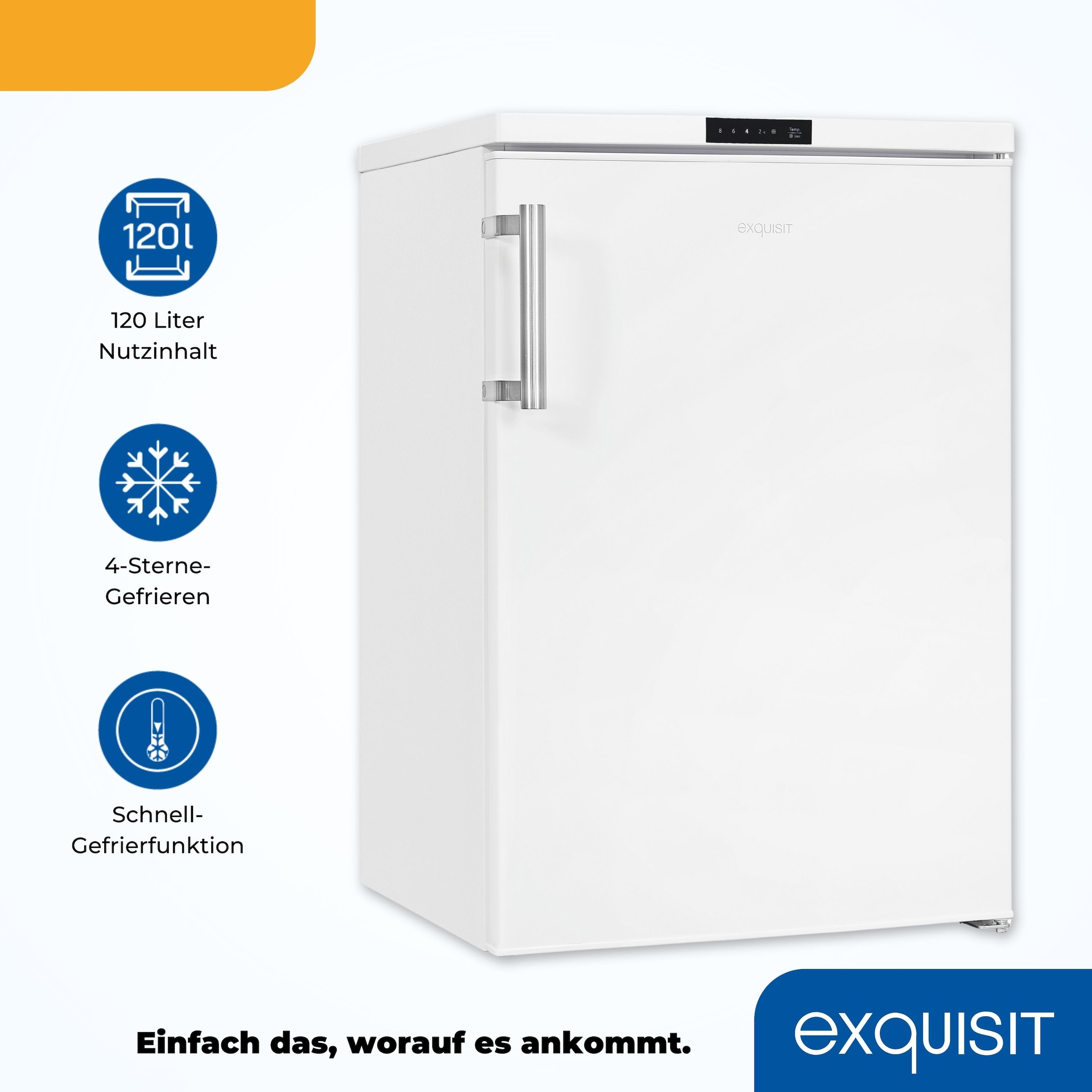 exquisit Kühlschrank »KS16-4-HE-010D weiss«