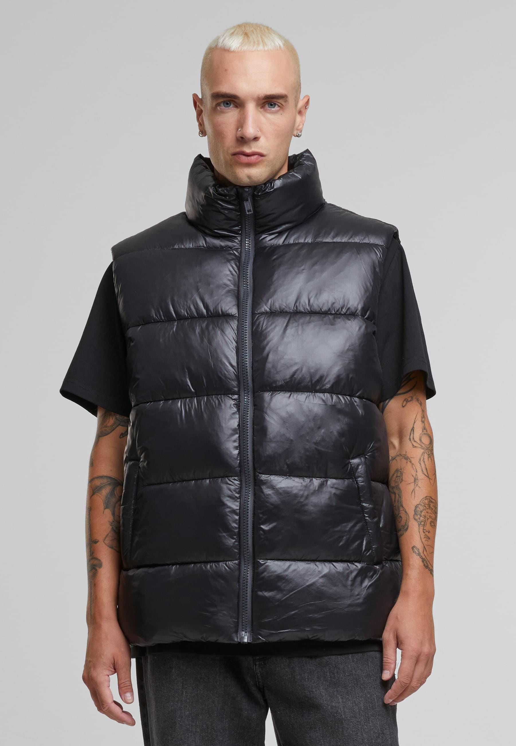 URBAN CLASSICS Steppweste »Urban Classics Recycled Big Puffer Vest« 1 Stk.