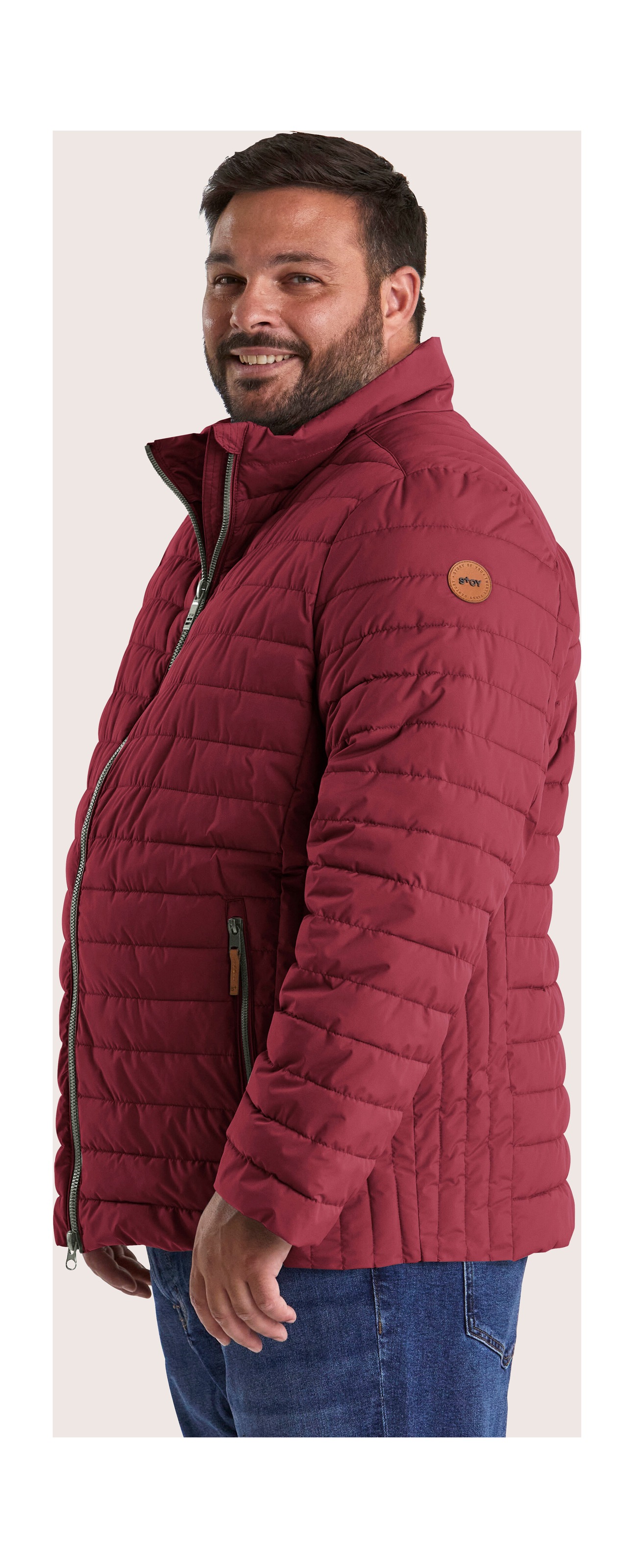 STOY Steppjacke »STW 15 MN QLTD JCKT«, Leichte, atmungsaktive, wasserabweisende Herren Steppjacke von STOY