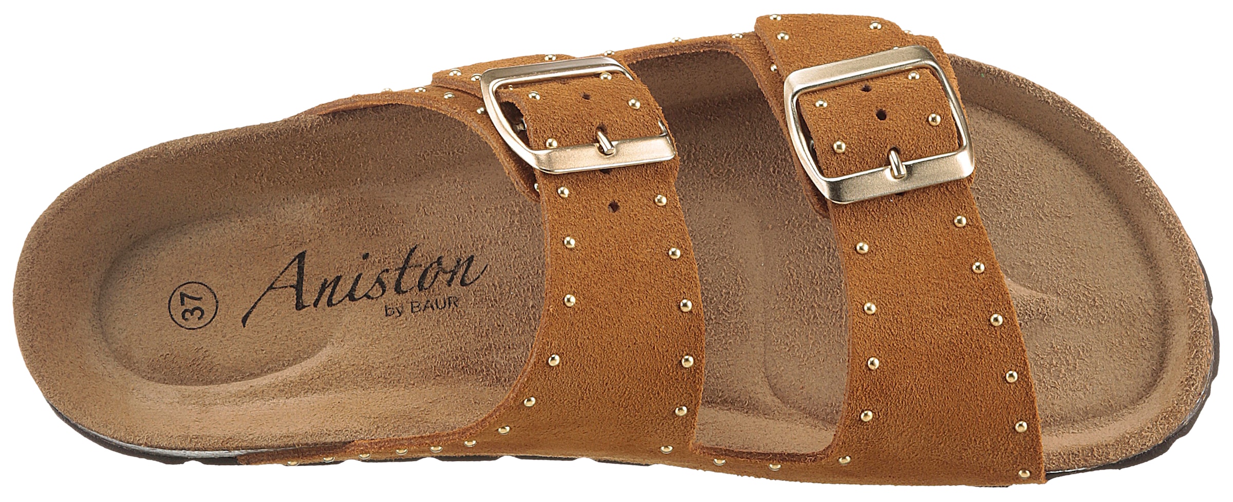 Aniston SHOES Pantolette, Sommerschuh, Strandschuh, Nieten - NEUE KOLLEKTION
