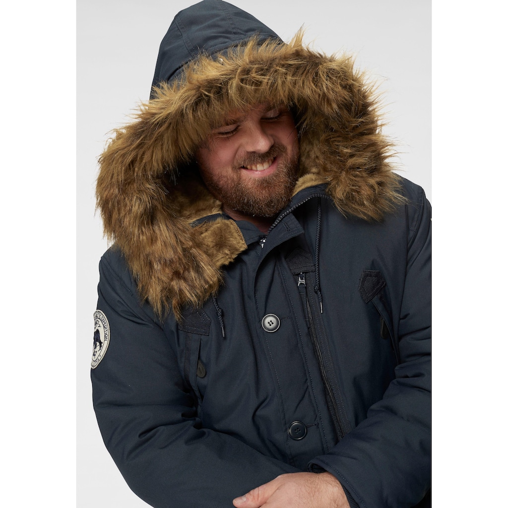 Alpha Industries Parka »POLAR JACKET«, mit Kapuze