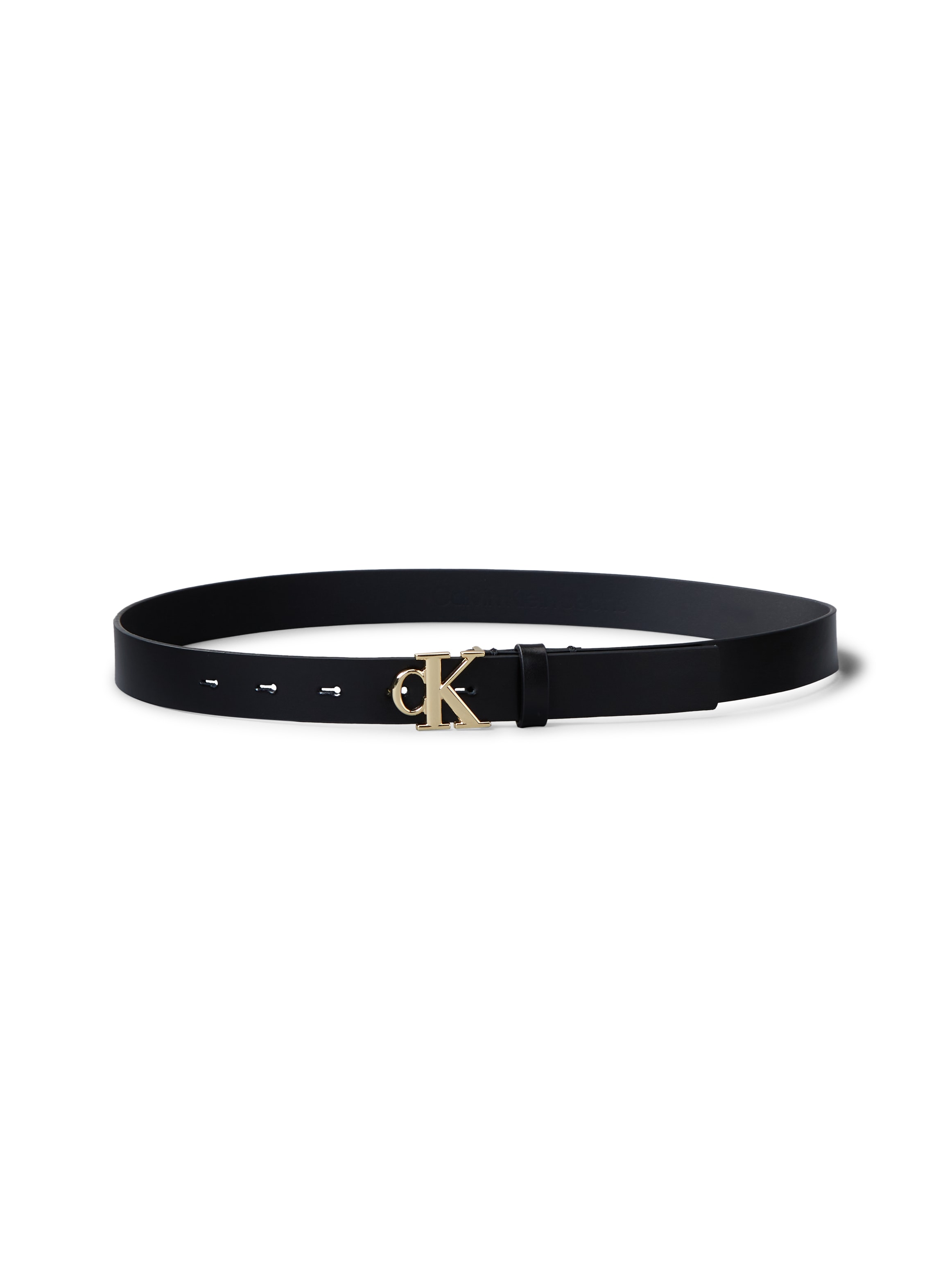 Calvin Klein Jeans Ledergürtel »Monogram Plaque Buckle 30MM«