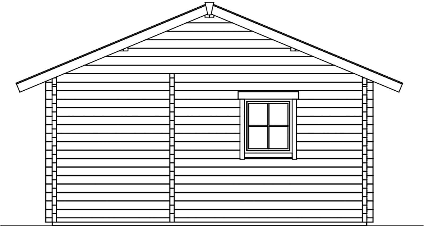 Skanholz Gartenhaus »Ontario«, mit Lattung