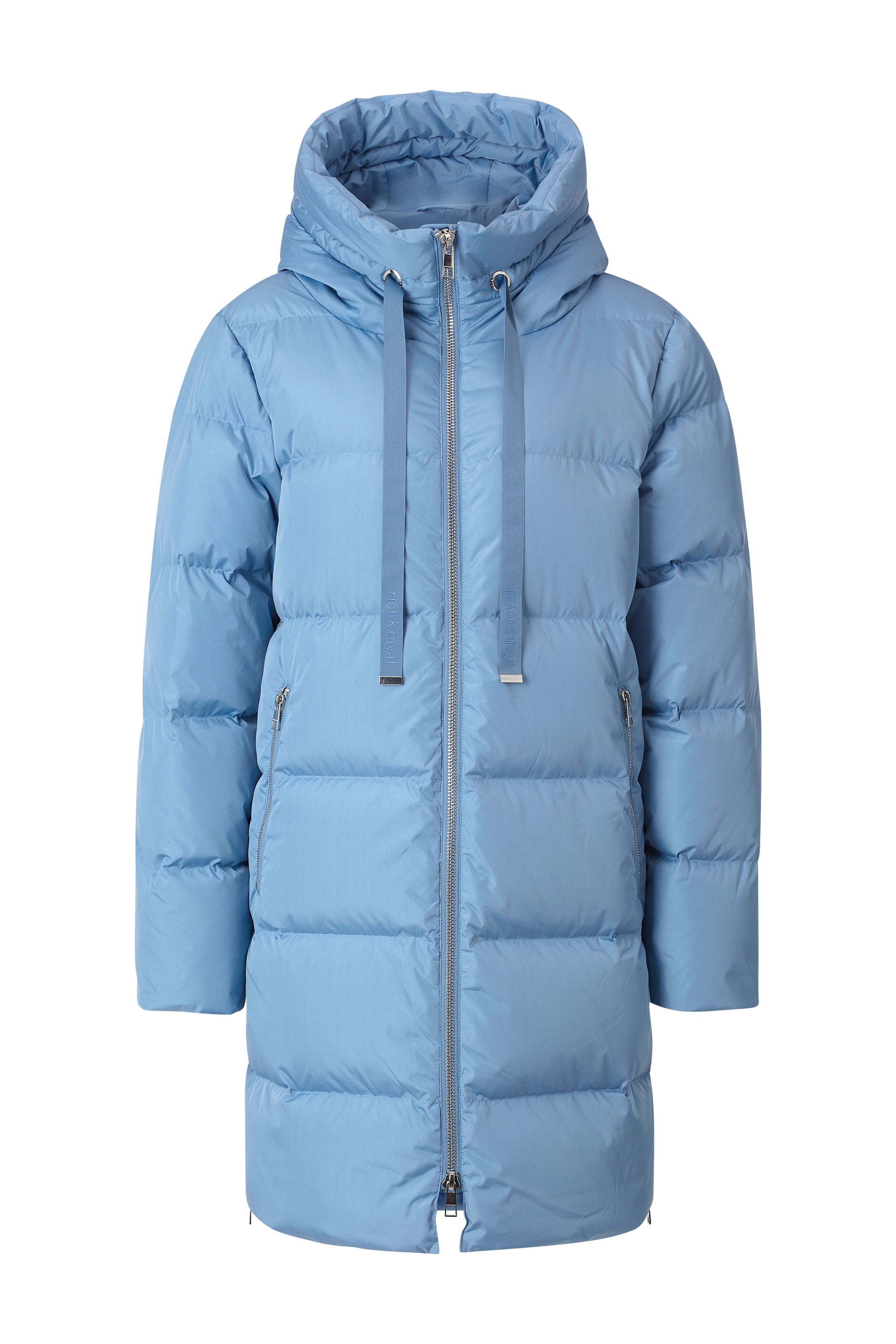 RICHROYAL Steppmantel, oversized, mit Reißverschlüssen an den Seiten, Wintermantel