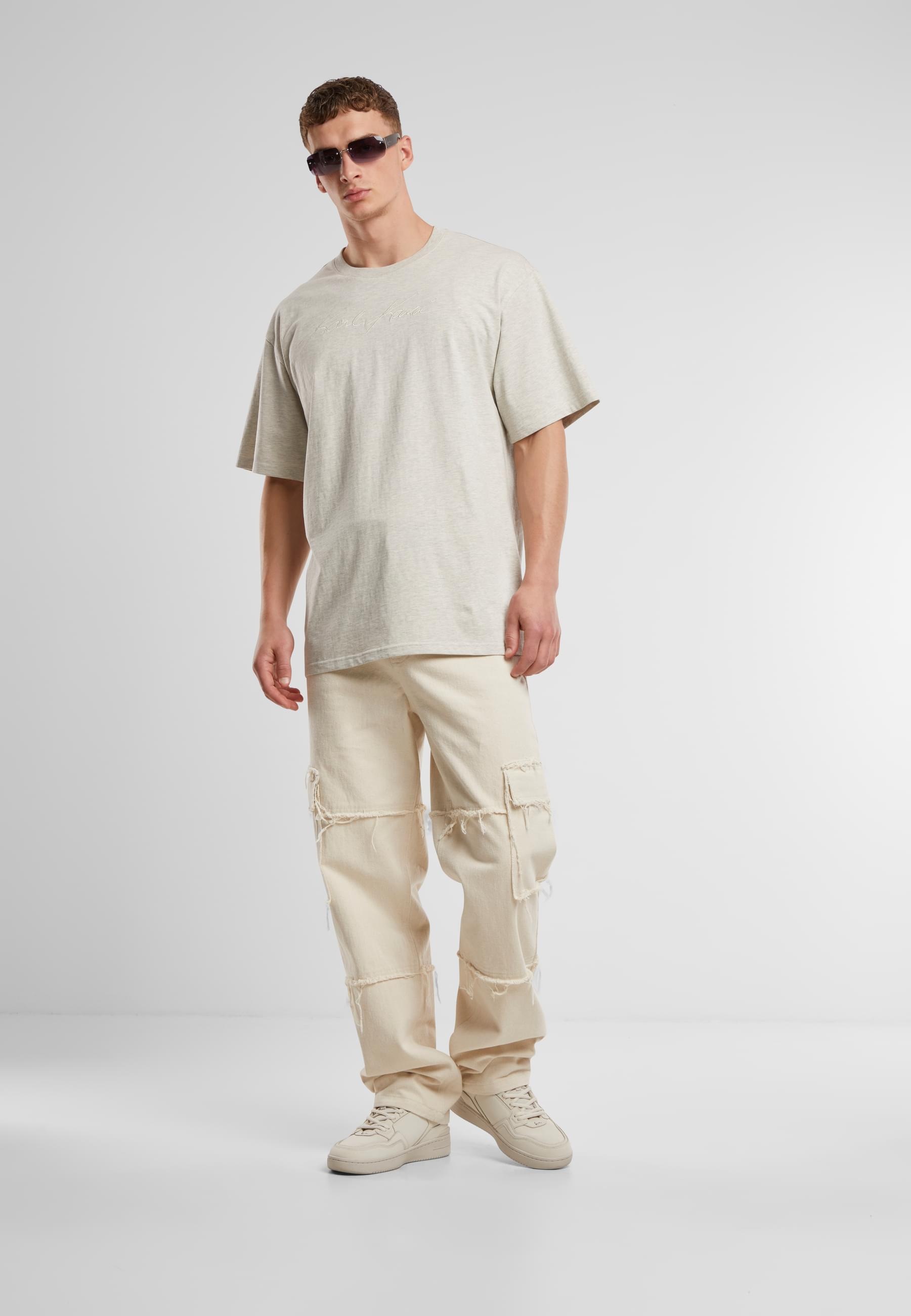 Karl Kani T-Shirt »Karl Kani Autograph Heavy Jersey Boxy Melange Tee« 1 Stk. tlg.