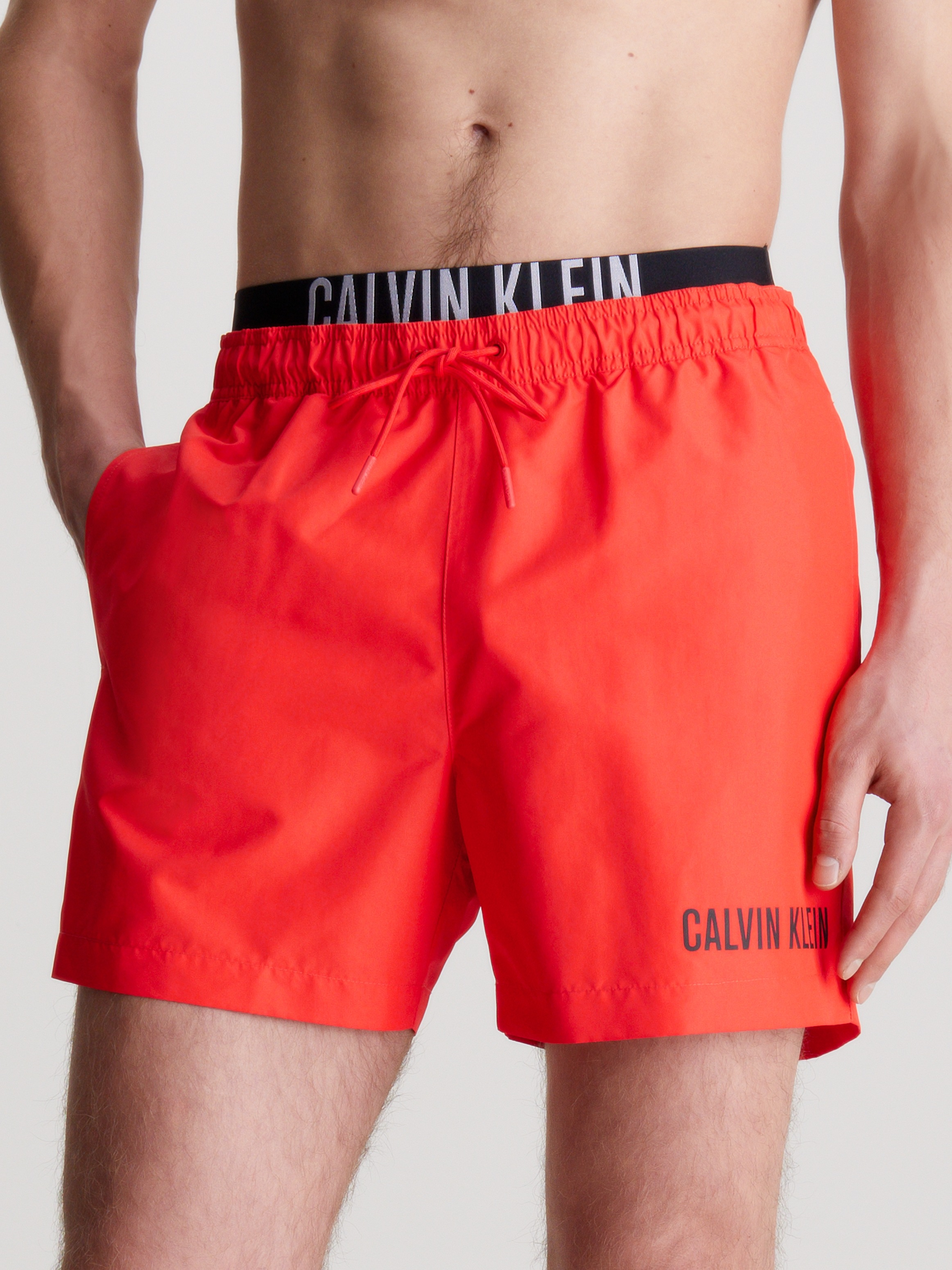 Bild von Calvin Klein Swimwear Badeshorts »MEDIUM DOUBLE WB«, mit doppeltem Bund
