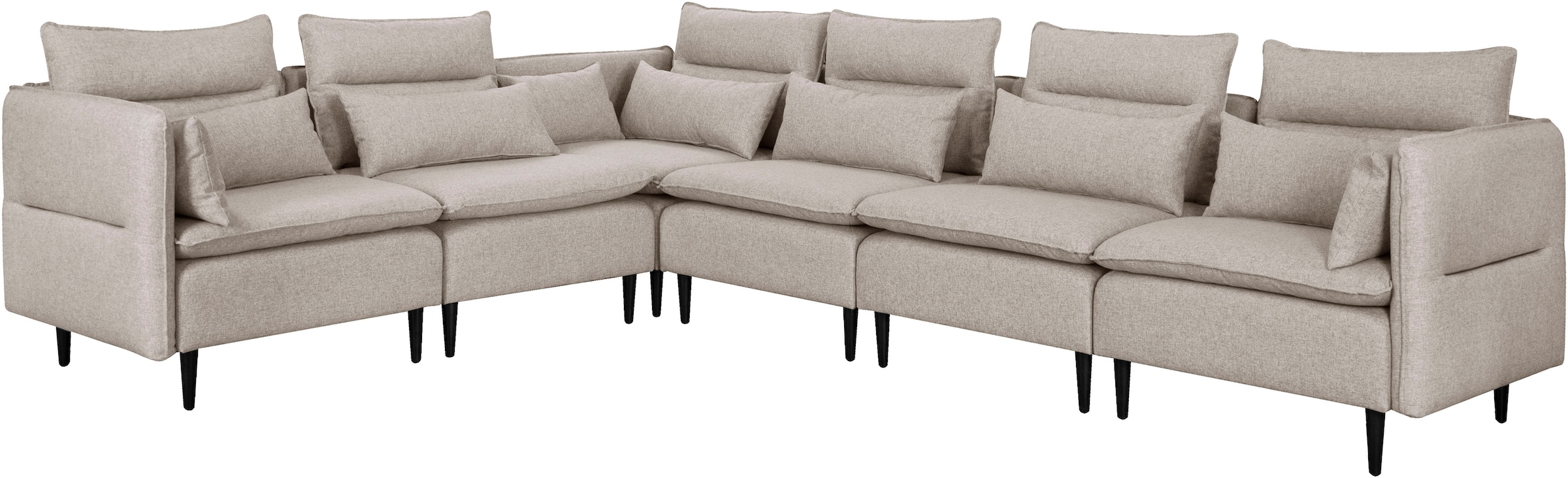 andas Ecksofa »ALVIK L-Form«, zusammengesetzt aus Modulen, erweiterbar mit Modulen der Serie