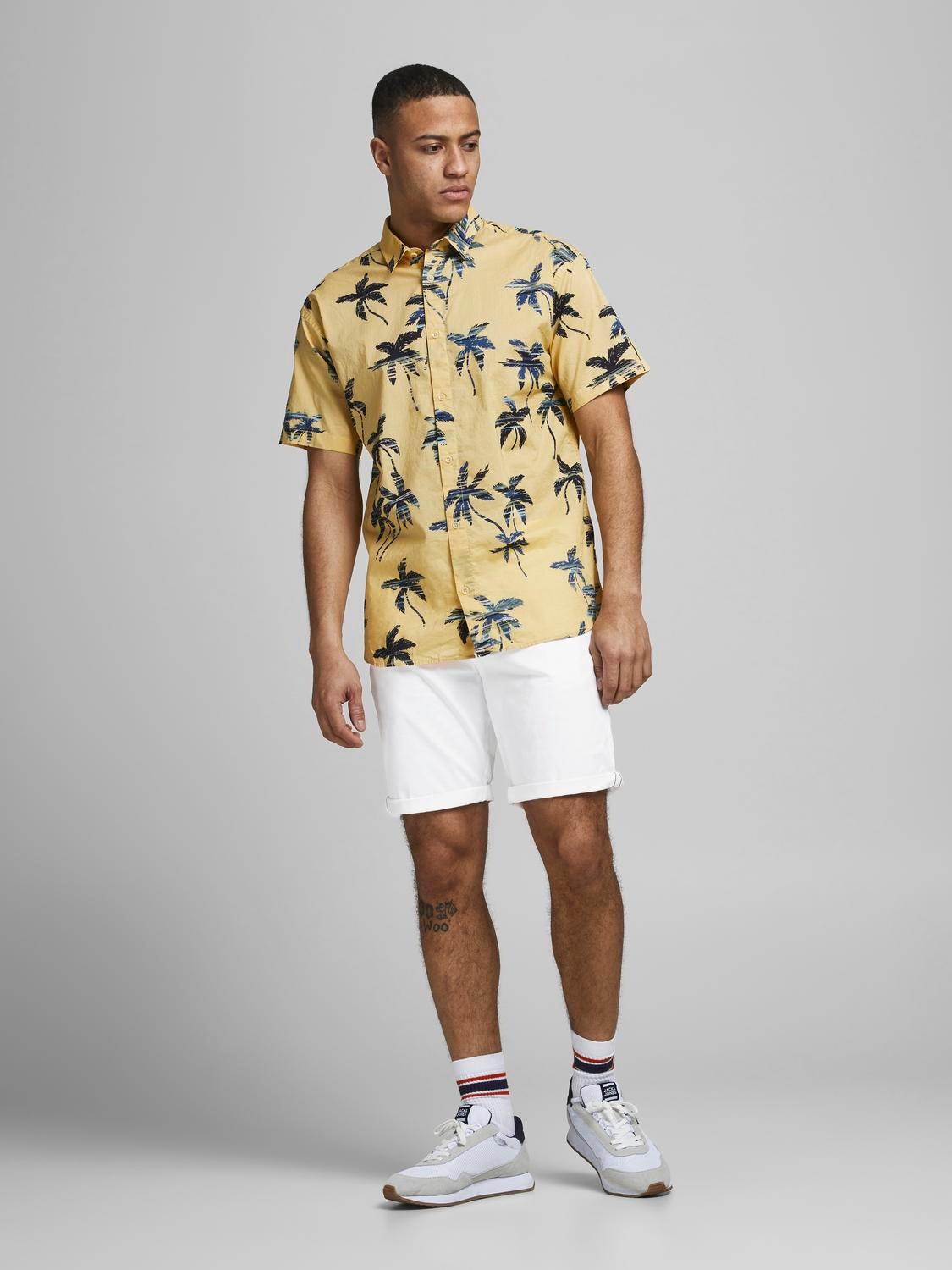 Jack & Jones Chinoshorts »JPSTBOWIE JJSHORTS S«, mit Aufschlag