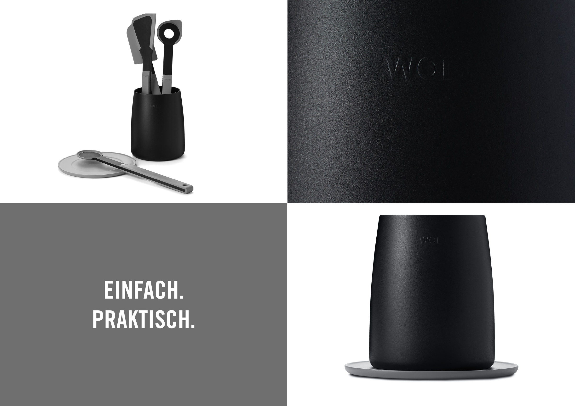 WOLL Besteckhalter »Cook it«, (Set, 2 tlg., 1x Utensilienbehälter, 1x Löffe günstig online kaufen