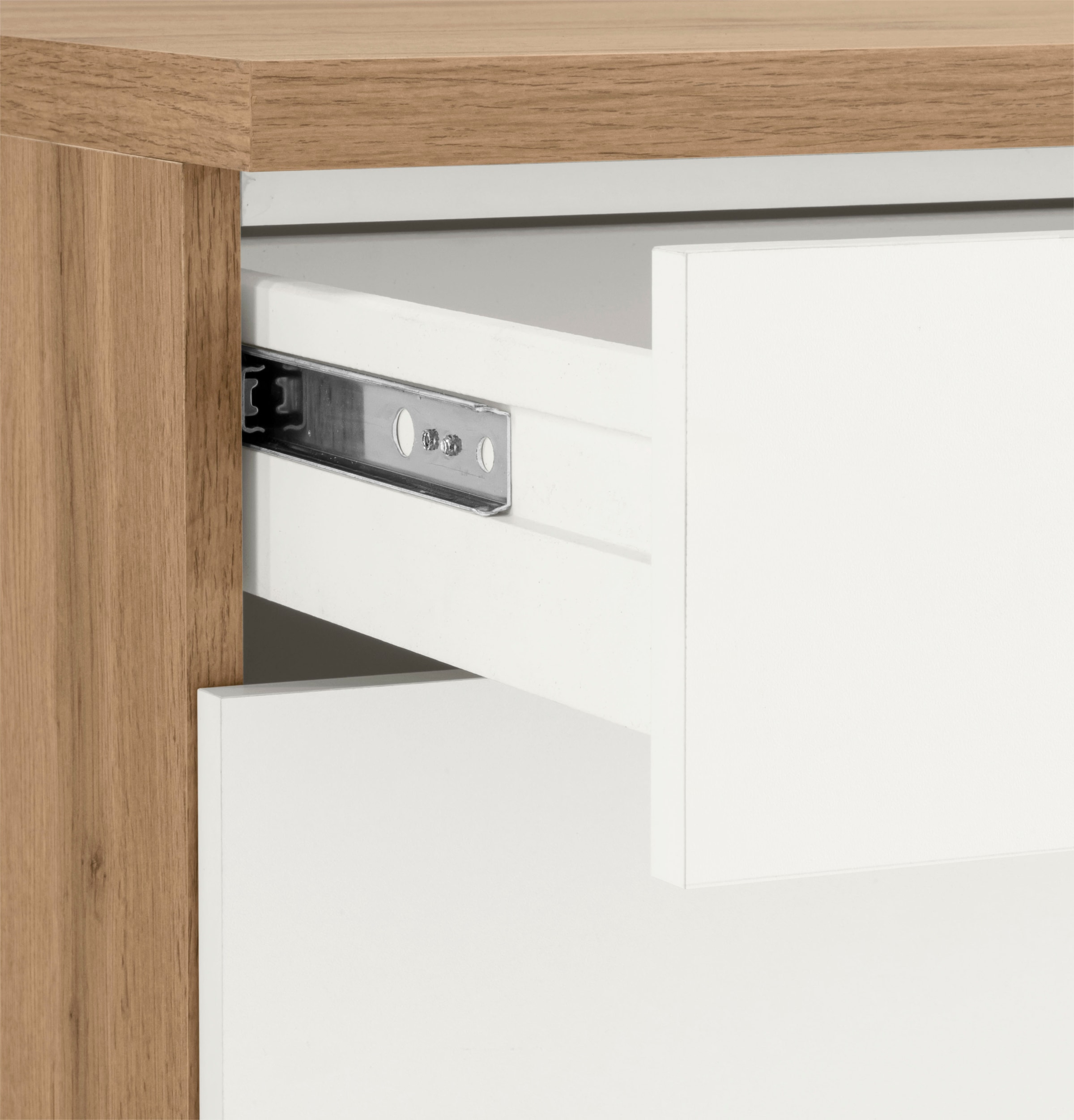 KOCHSTATION Unterschrank »KS-Colmar«, 150 cm breit, 2 Schubkästen, 2 Türen, 6 Fächer, für viel Stauraum