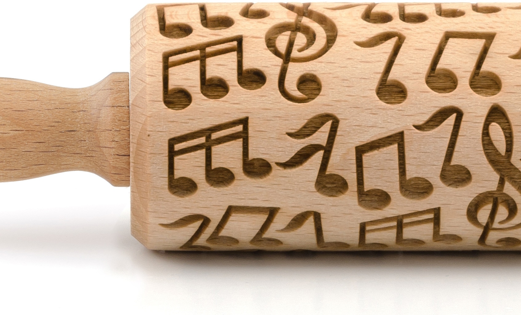 folkroll Teigroller »3D-Motiv-Teigrolle« Musik