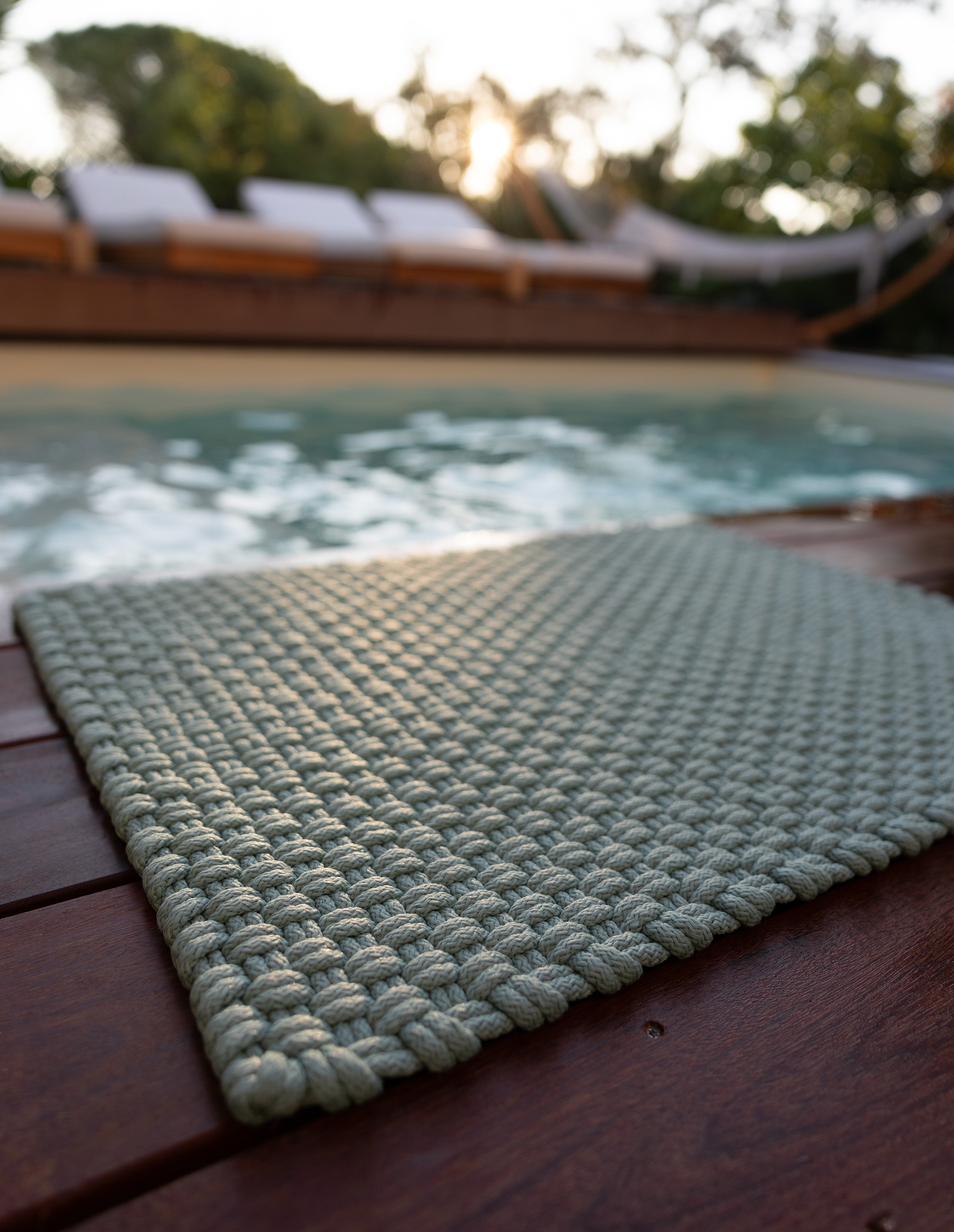 PAD Fußmatte »UNI, Schmutzfangmatte« rechteckig 15 mm Höhe handgewebt, Uni Farben, In- und Outdoor geeignet, auch als Läufer