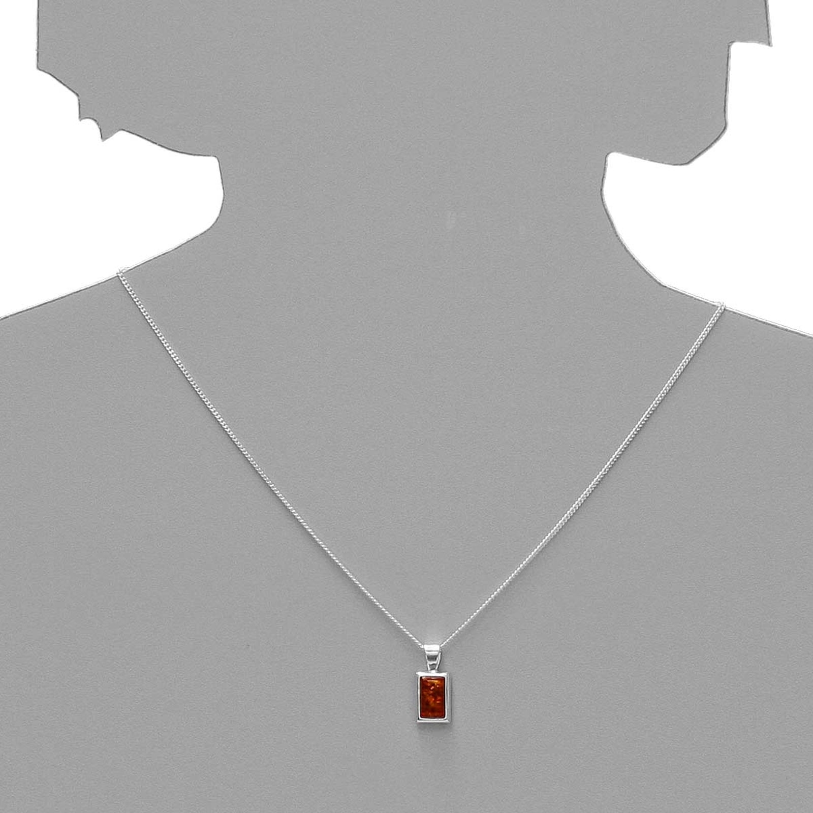 OSTSEE-SCHMUCK Kette mit Anhänger »Ostsee-Schmuck Kette mit Anhänger Rabina«, (2 tlg.)