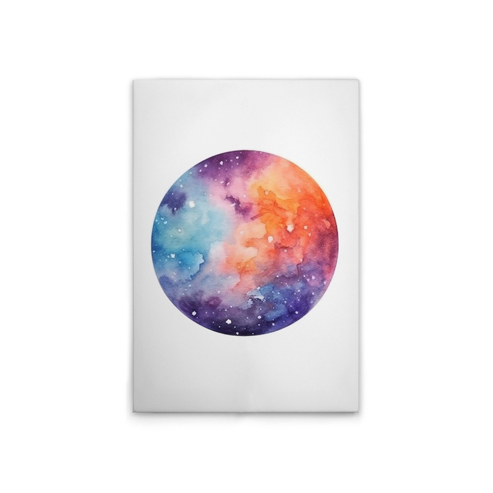 A.S. Création Leinwandbild »Colourful Planet - Wandbild Weiß Bunt Keilrahme günstig online kaufen