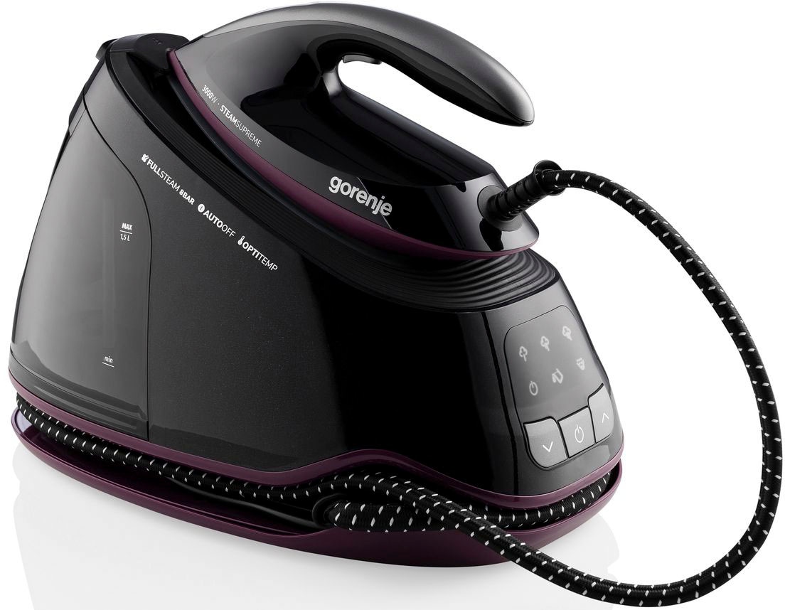 GORENJE Dampfbügelstation »SGD3000BKV STEAM SUPREME« 1.500 ml Wassertank Schwarz