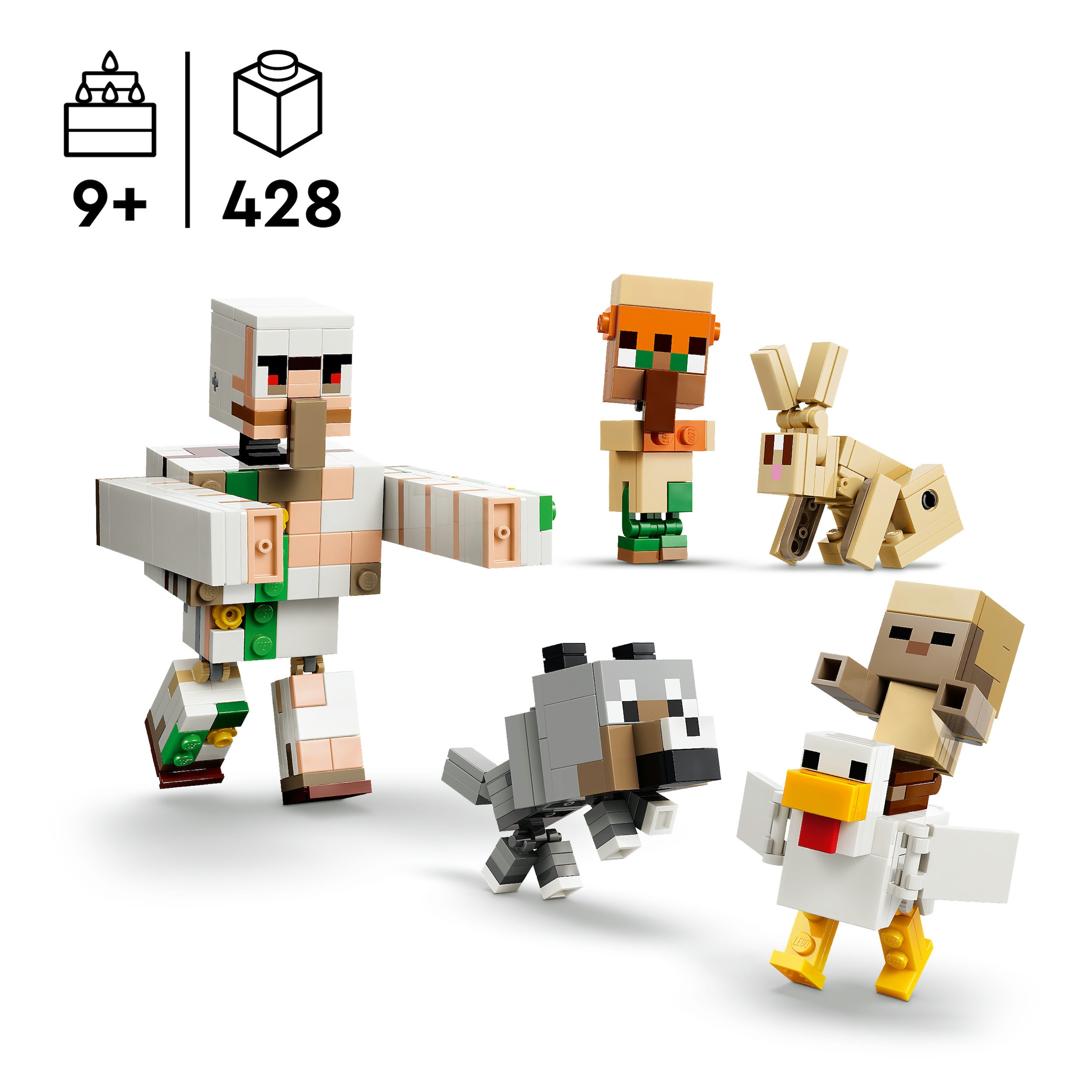 LEGO® Konstruktionsspielsteine »Angriff des Hühnerreiters in der Wüste (21592), LEGO Minecraft« Made in Europe