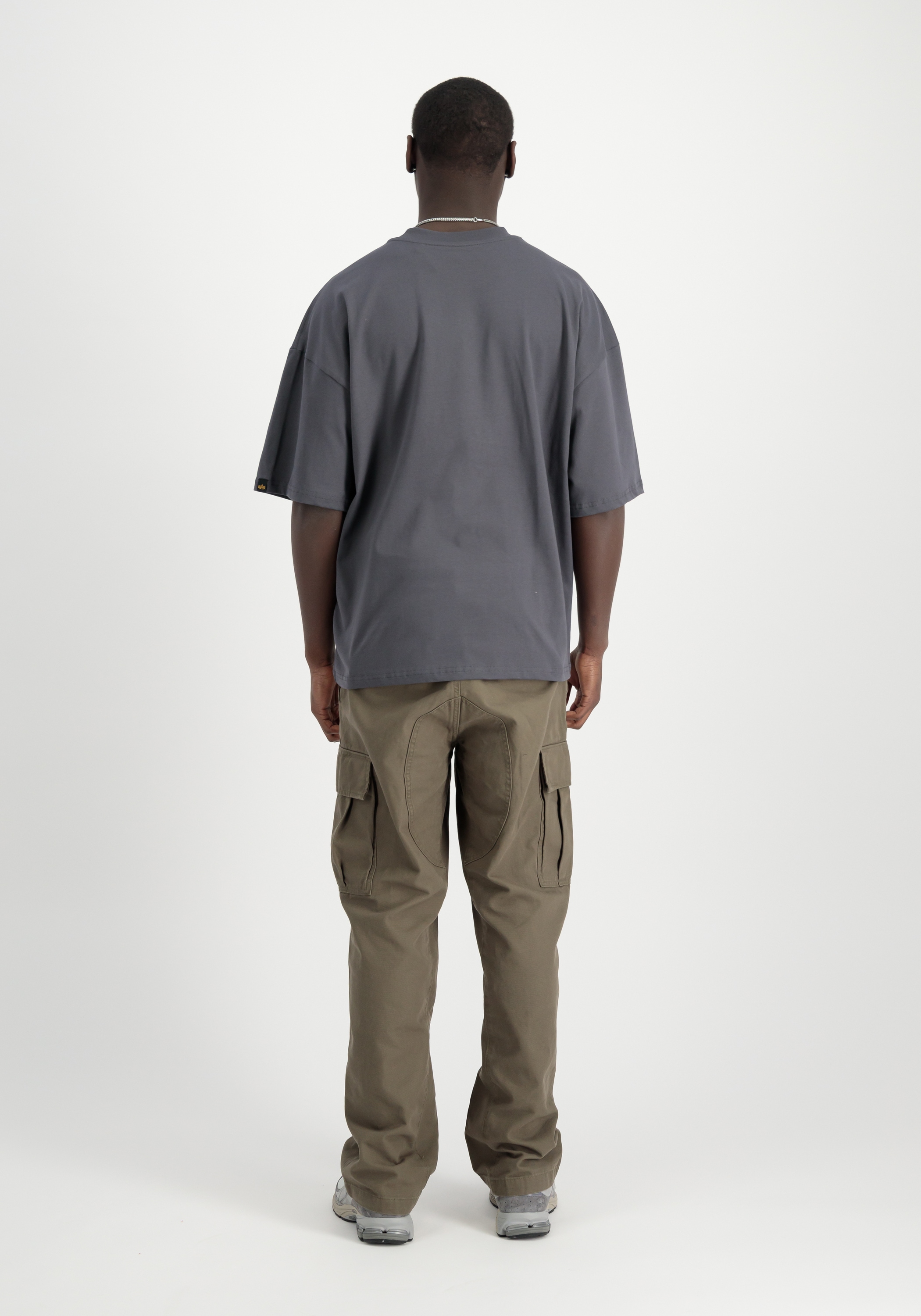 Alpha Industries T-Shirt »Alpha Industries Men - T-Shirts Flock Logo T-Shirt«