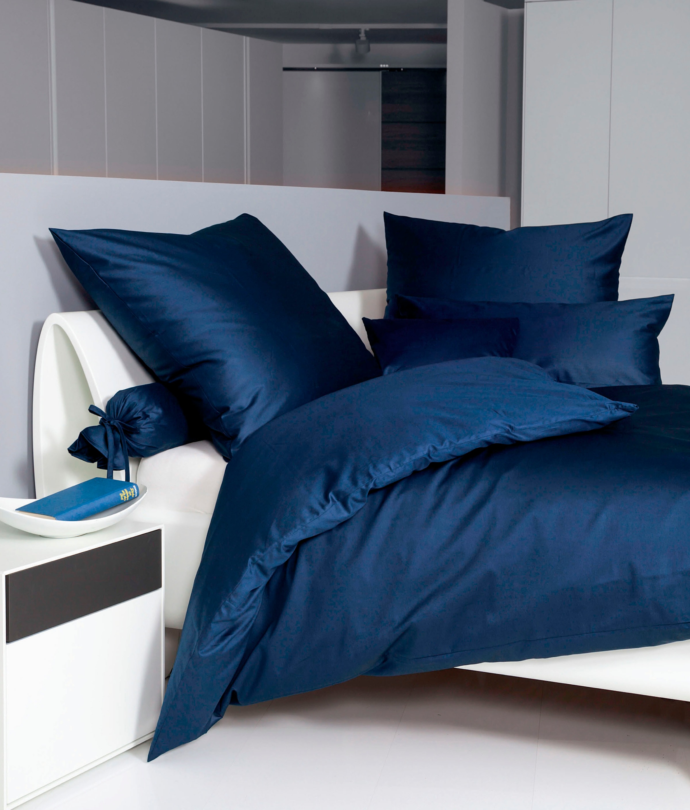 Janine Bettwäsche Unifarbene Janine Mako Satin günstig online kaufen