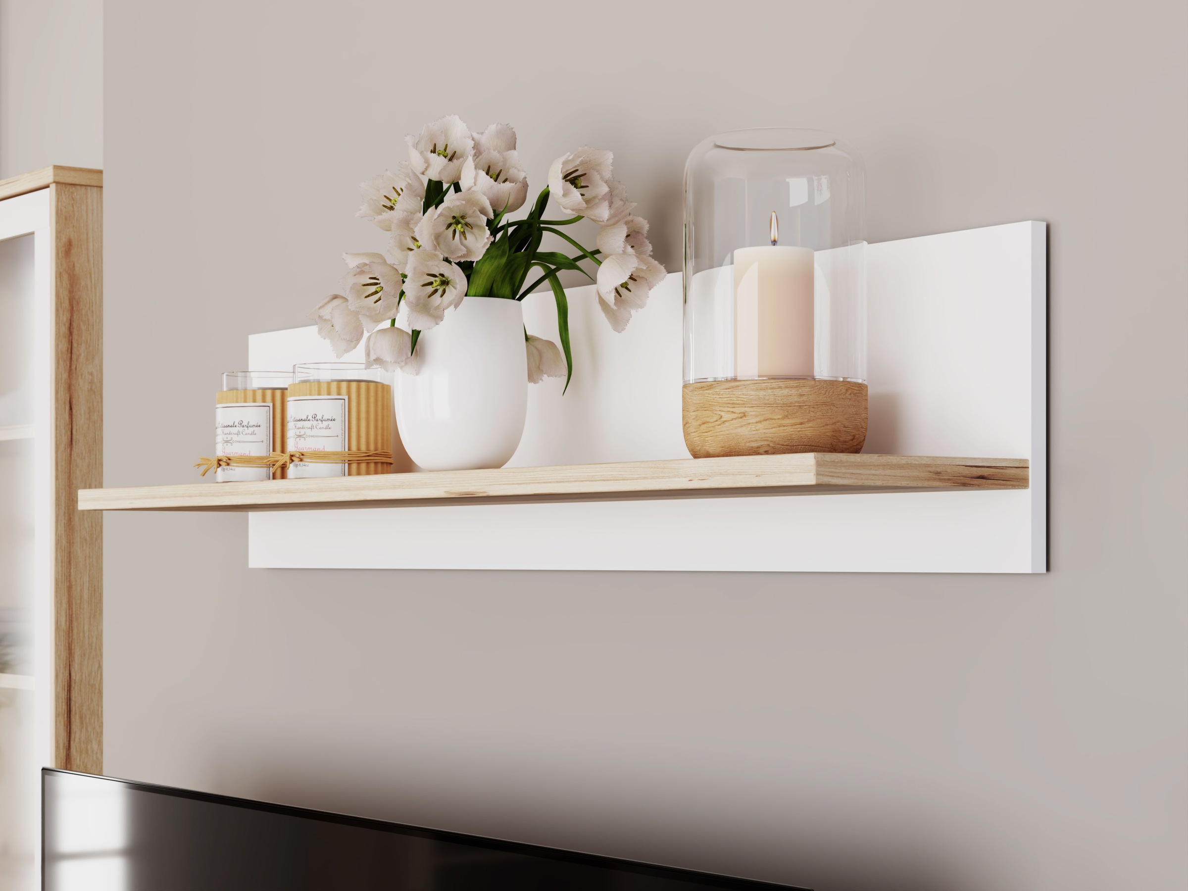 FORTE Wandboard »Vankka Regal Wandmontage«, (B/H/T 120/25,6/21,9 cm), Wandr günstig online kaufen