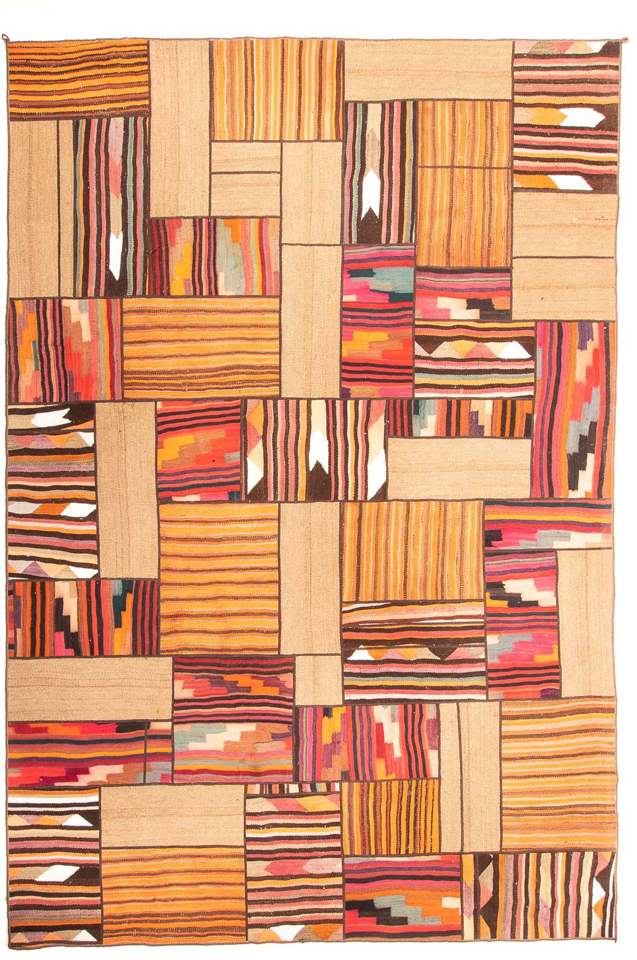 morgenland Teppich »Patchwork - 350 x 250 cm - mehrfarbig«, rechteckig, 7 m günstig online kaufen