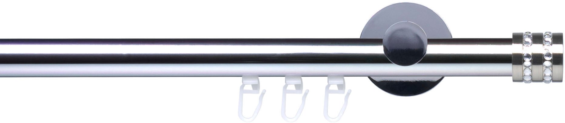 Liedeco Gardinenstange »Innenlaufgarnitur 20 mm Piano Miami« Ø 2 mm 1 läufi günstig online kaufen