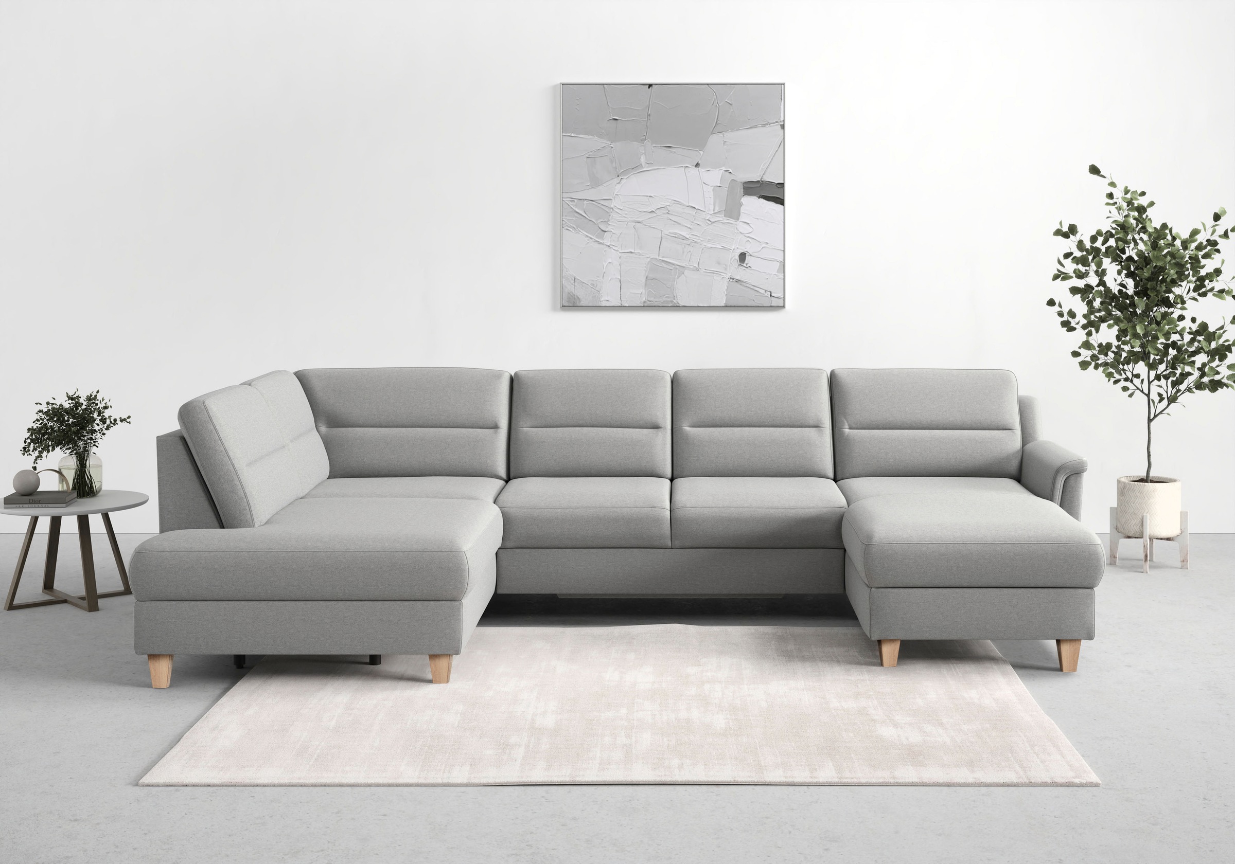 sit&more Wohnlandschaft »Farö U-Form« inklusive Federkern, wahlweise mit Be günstig online kaufen