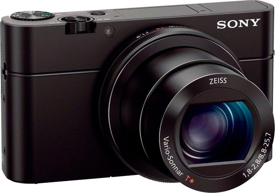 Sony Systemkamera »DSC-RX100 III G«, 24-70mm Carl Zeiss Vario Sonnar T*  Objektiv (F1.8-F2.8), 20,1 MP, 2,9 fachx opt. Zoom, NFC-WLAN (Wi-Fi), inkl.  VCT-SGR1 Stativgriff auf Raten kaufen