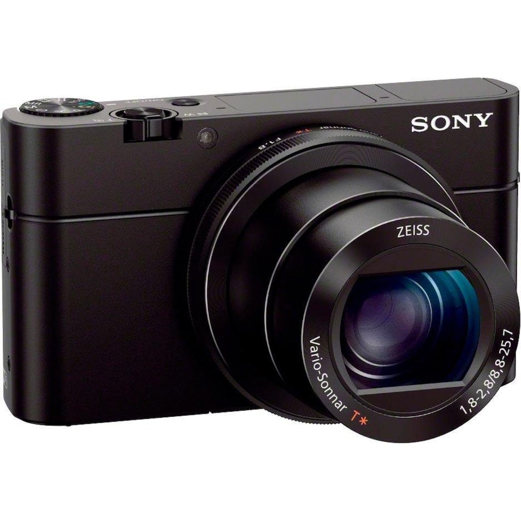 Sony Systemkamera »DSC-RX100 III G«, 24-70mm Carl Zeiss Vario Sonnar T* Objektiv (F1.8-F2.8), 20,1 MP, 2,9 fachx opt. Zoom, NFC-WLAN (Wi-Fi)