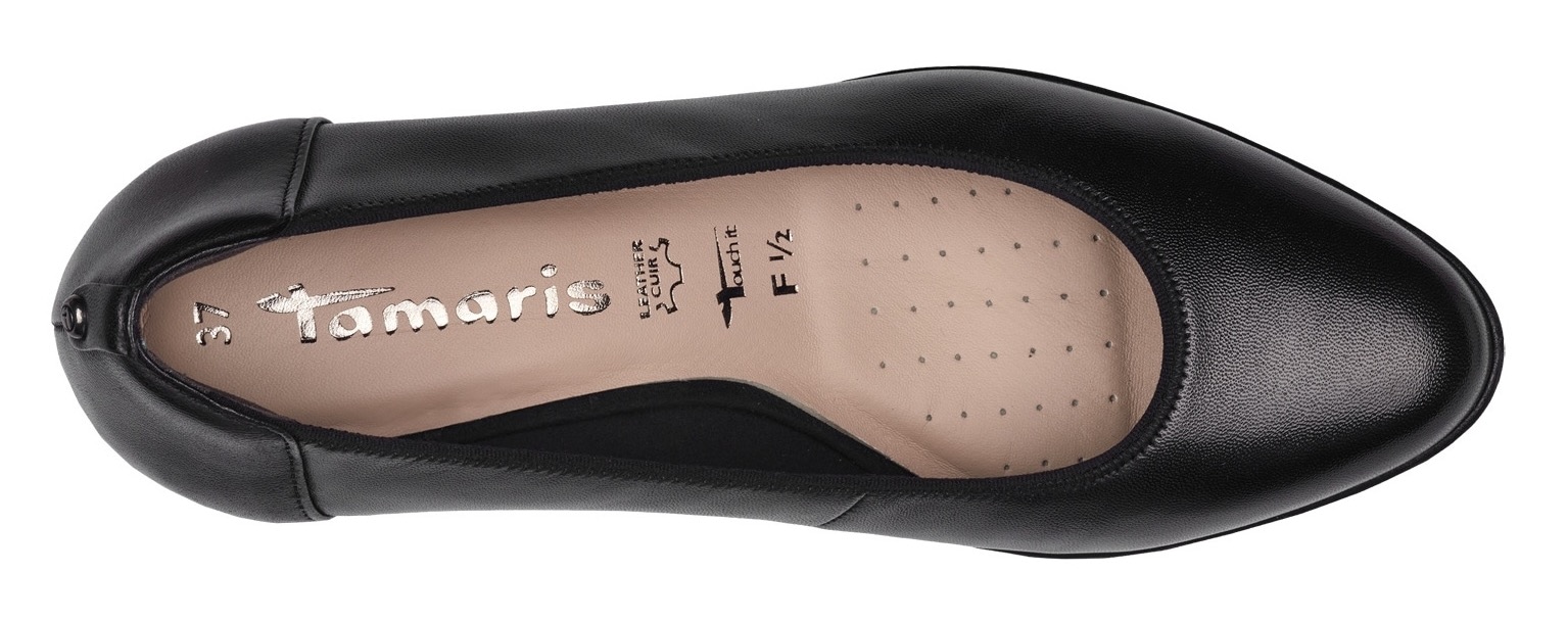 Tamaris Pumps, Trichterabsatz, Abendschuh, Festtagsschuh in zeitloser Optik
