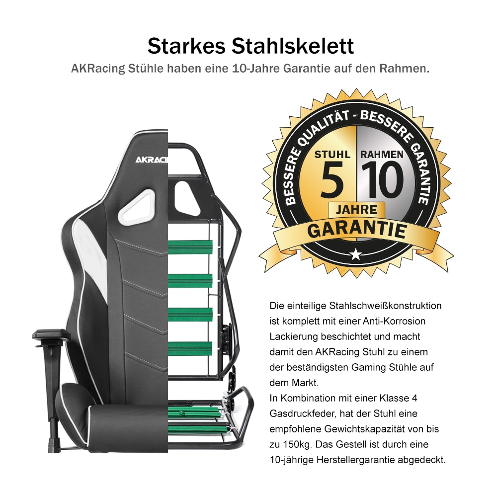 AKRacing Gaming-Stuhl »AKRACING Core LX Plus AK-LXPLUS-WT hochwertiges Kunstleder«