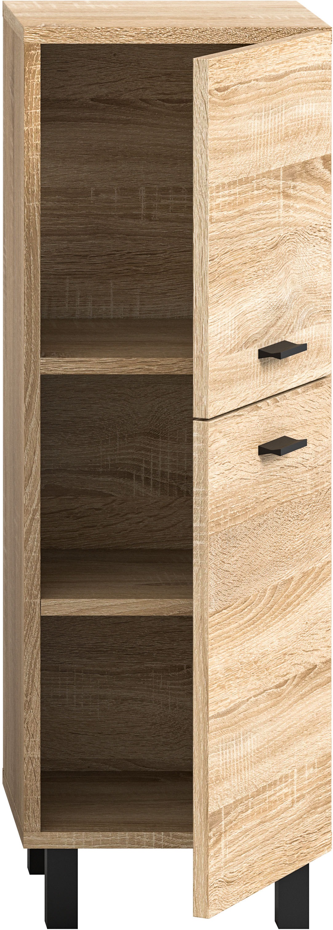 welltime Midischrank »Tampa, Höhe 80cm, hängend oder stehend montierbar«, Badschrank, Bad-Möbel, Badezimmer