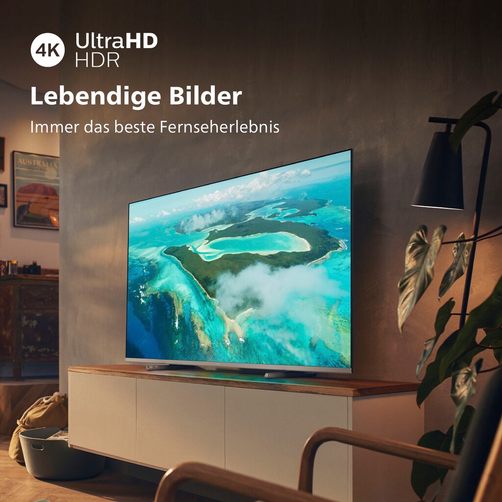 Philips LED-Fernseher »65PUS7657/12«, 164 cm/65 Zoll, 4K Ultra HD, Smart-TV