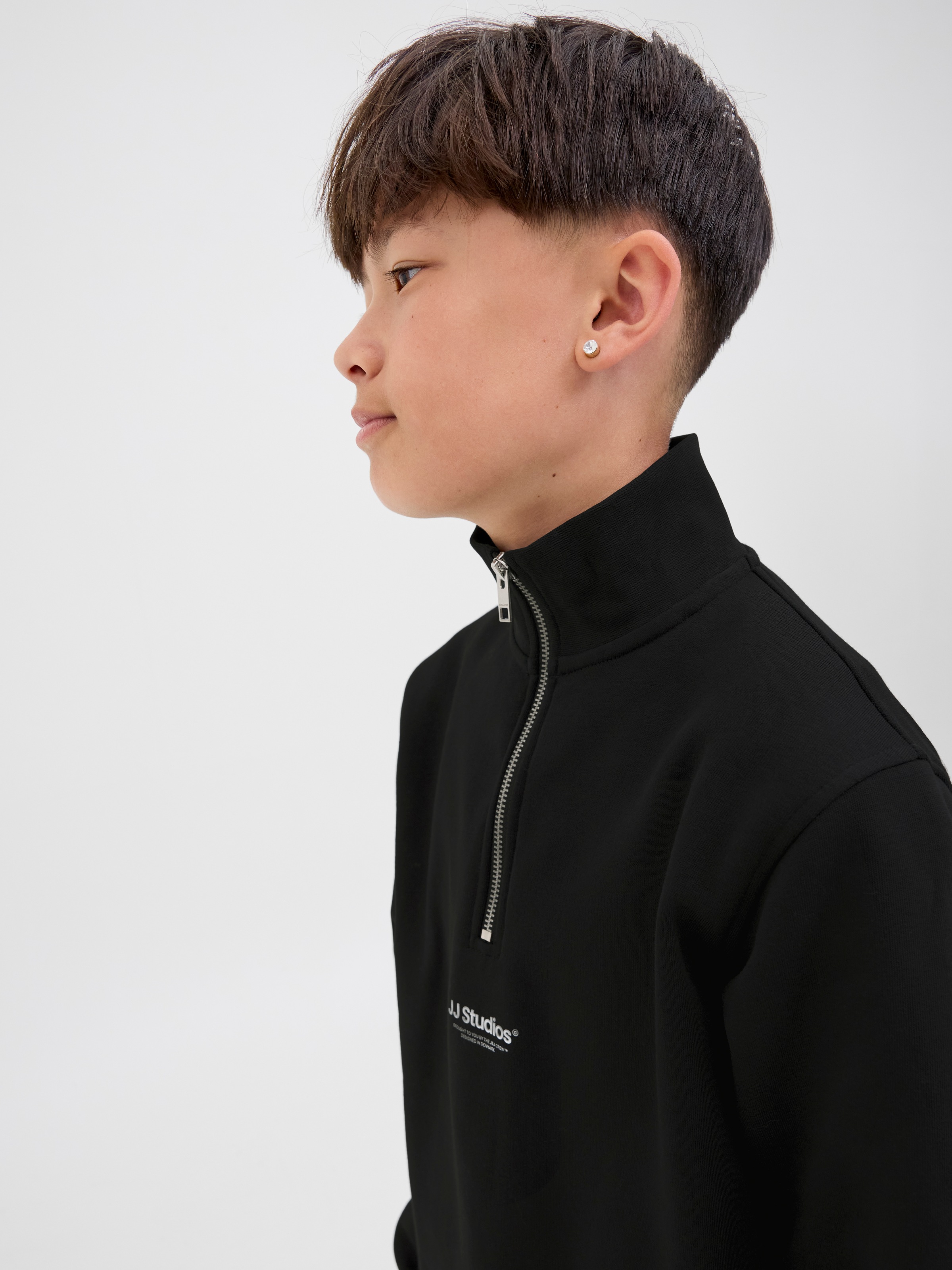 Jack & Jones Junior Sweatshirt »JJESOHO SWEAT QUARTER ZIP HN NOOS JNR«
