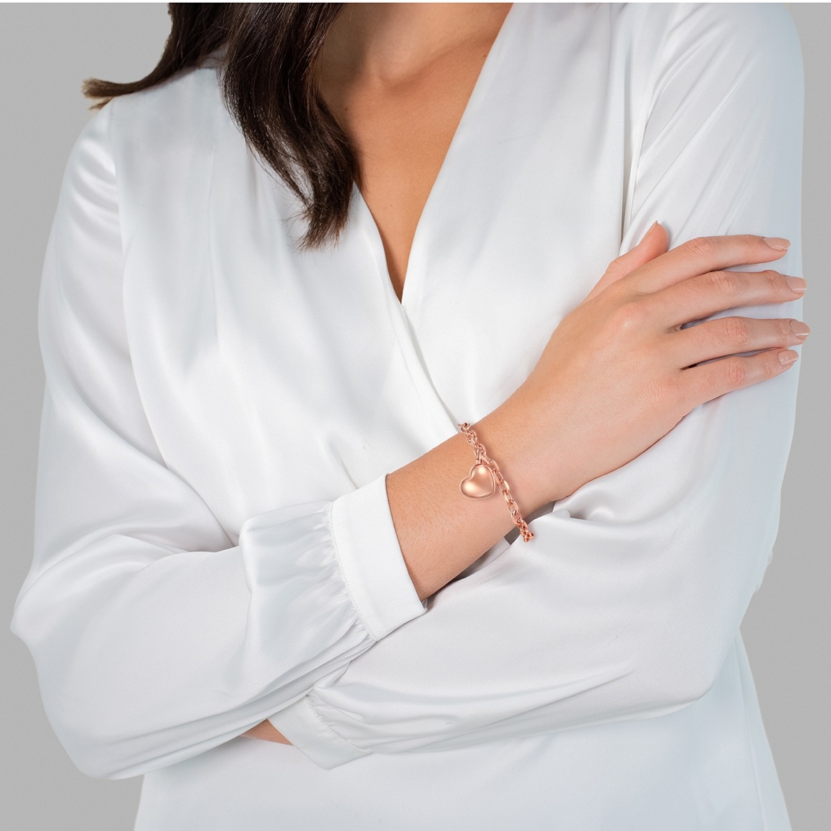 Yokoamii Gliederarmband »Y61«, (1 tlg.), Armband roségold
