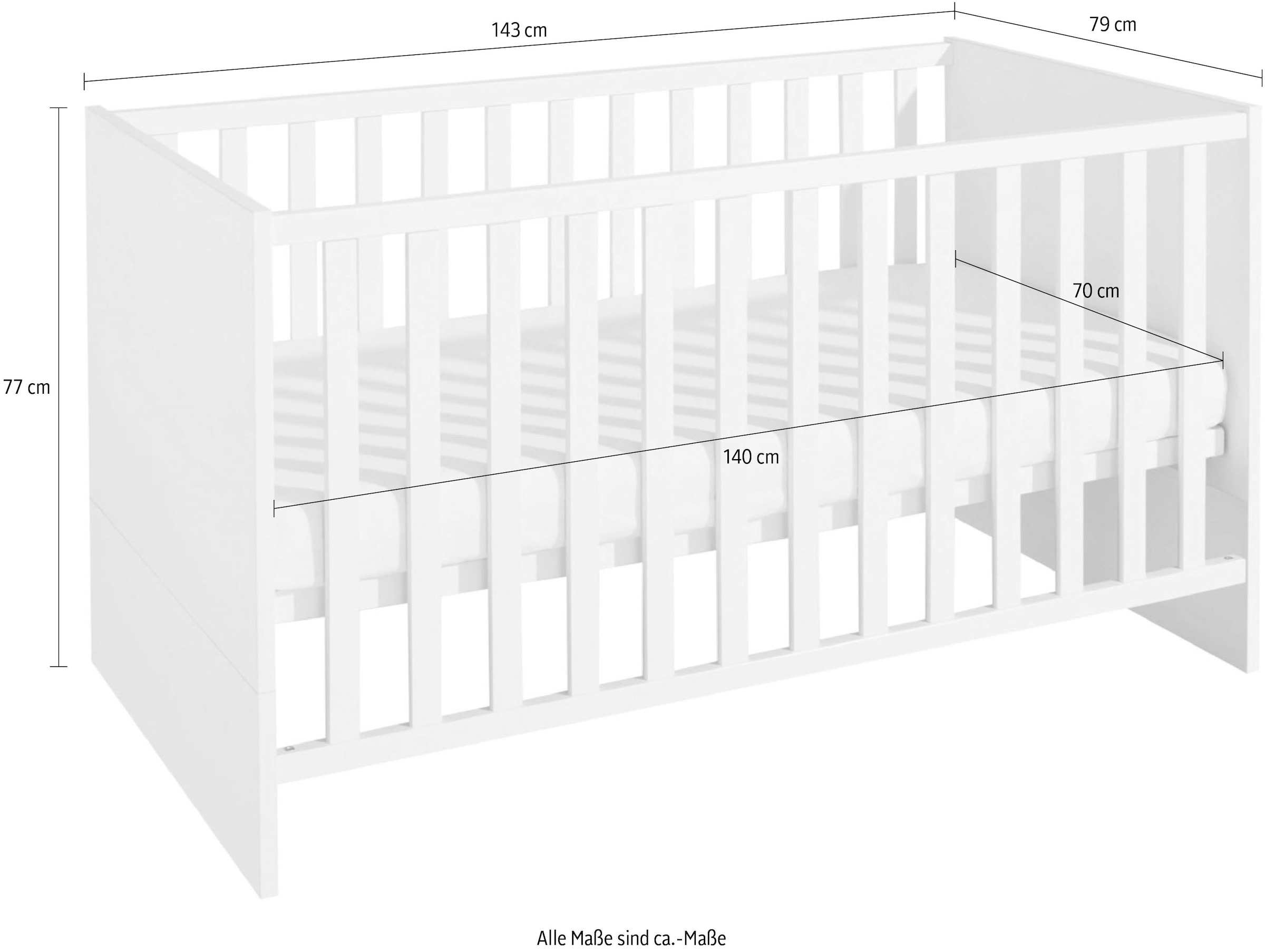 PAIDI Babybett »MICHA, by PAIDI«