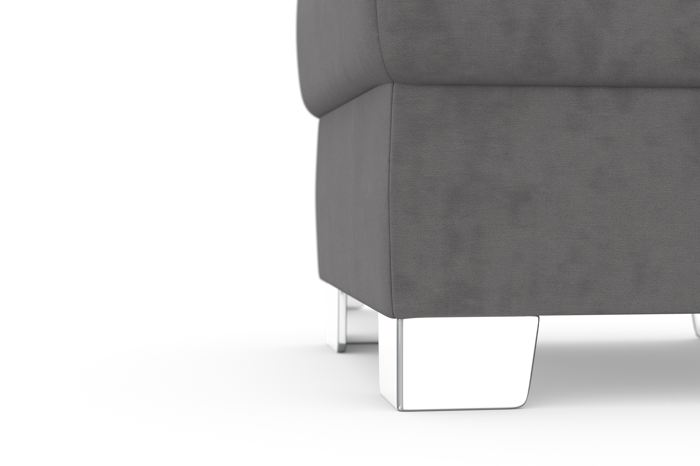 DOMO collection Hocker »Anzio«, wahlweise mit Federkern