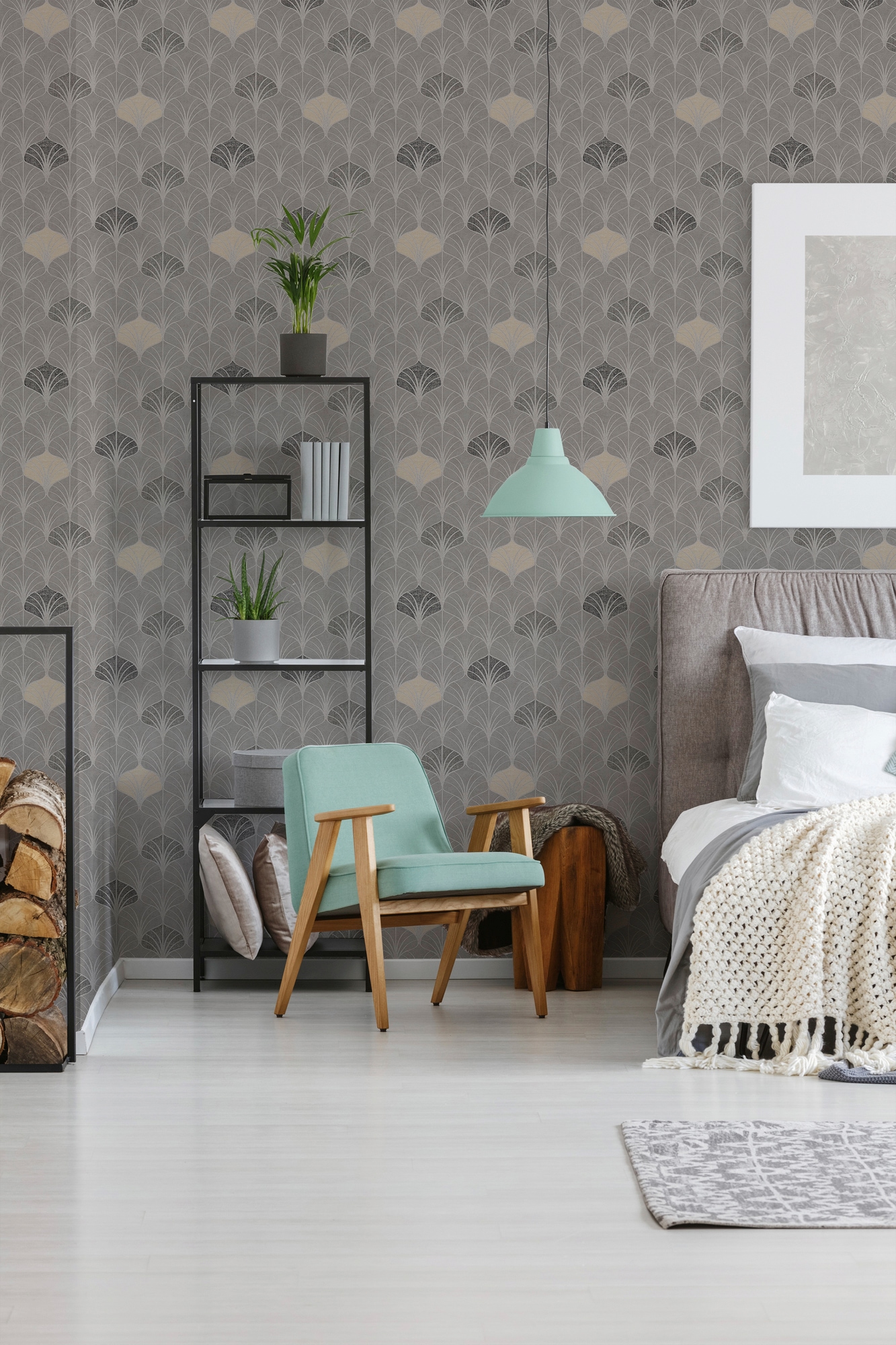 A.S. Création Vliestapete »Pop Style«, gemustert-ornamental, Geometrische Tapete Retro Tapeten Wohnzimmer Schlafzimmer Küche Design