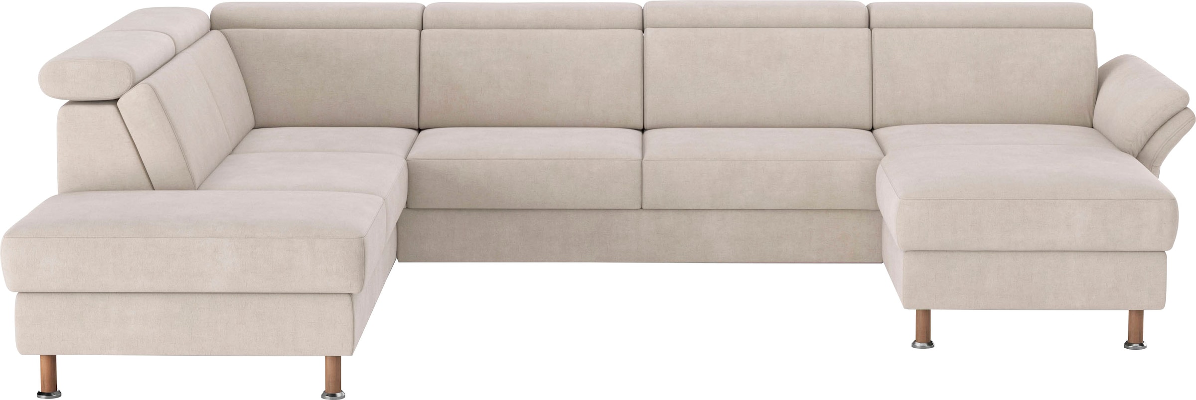 Home affaire Wohnlandschaft »Calypso U-Form«, wahlweise mit motorischer Relaxfunktion