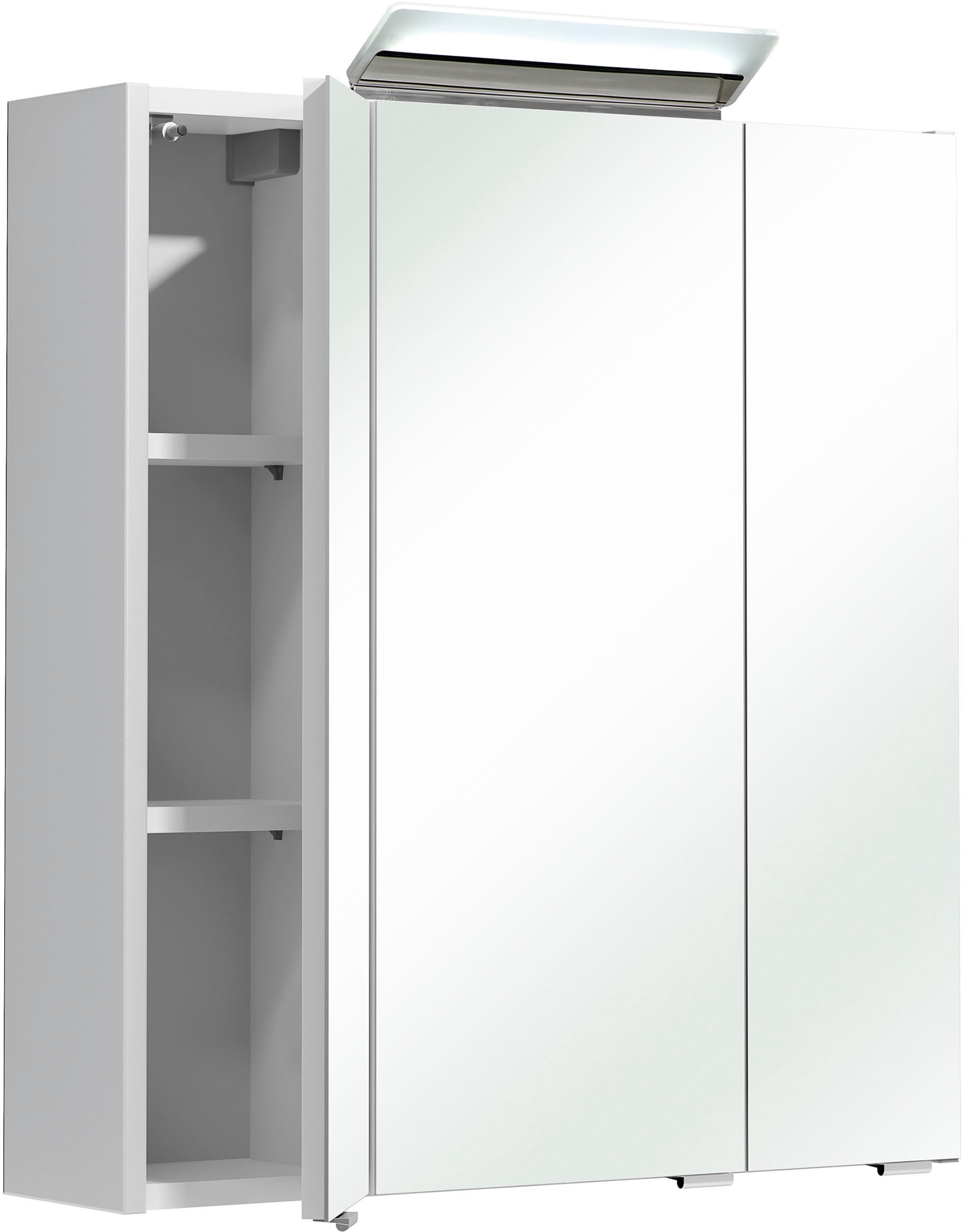 Saphir Badmöbel-Set »Quickset 341 6-teilig, Waschbeckenunterschrank und LED-Spiegelschrank«, (Set, 6 St.), ohne Waschbecken, mit Hochschränke, Unterschrank, Hängeschrank