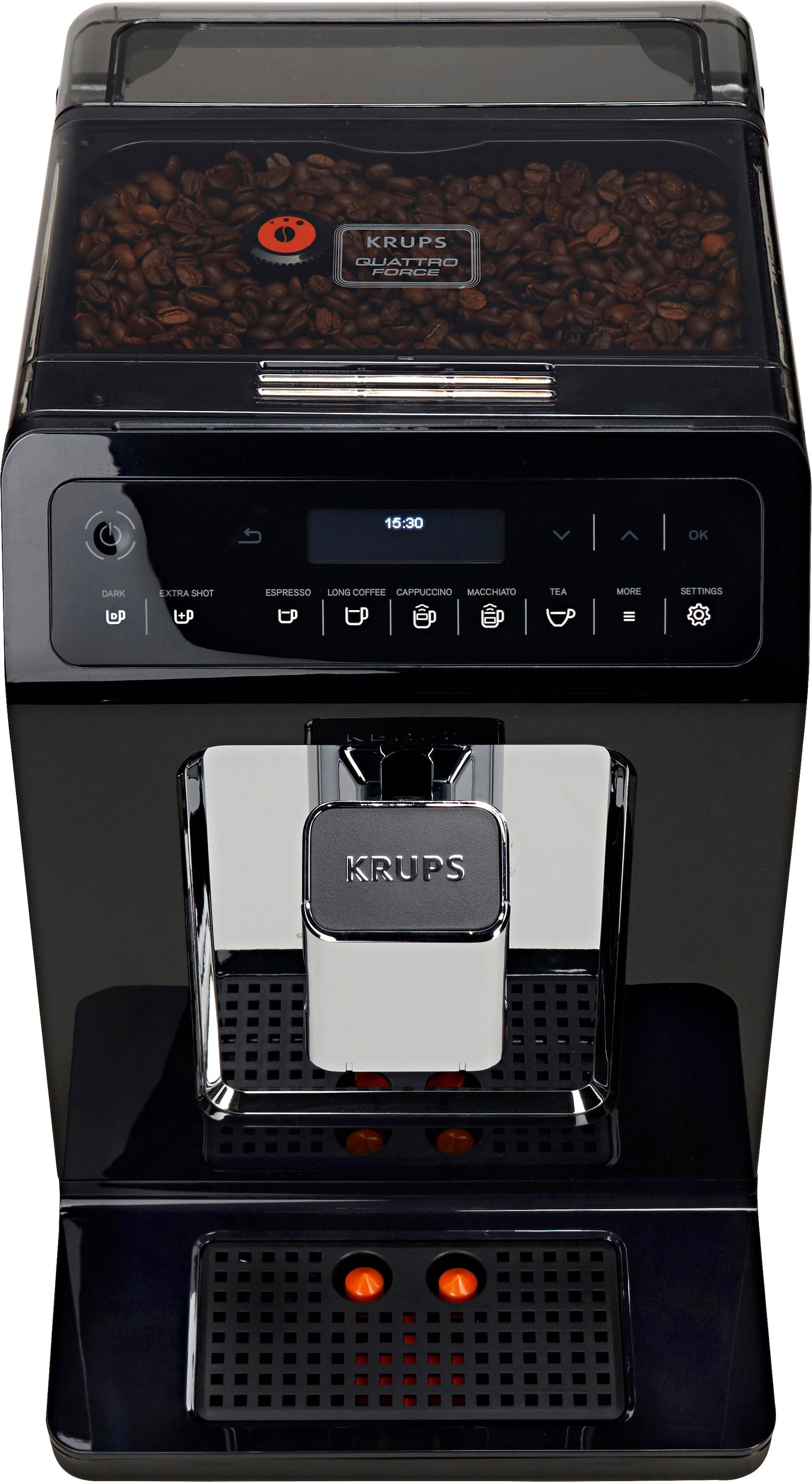 Krups Kaffeevollautomat »EA8918 Evidence«, OLED-Display, 12 Kaffee- und3 Tee-Variationen, 2-Tassen Funktion