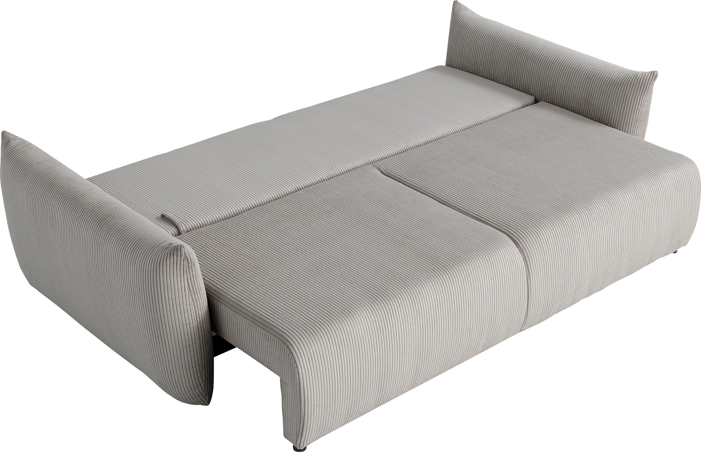 INOSIGN 3-Sitzer »MAVAS Schlafsofa mit Bettkasten«, ca.240/108cm (Liegefläche 212/145 cm), Cord, Chenille, Struktur