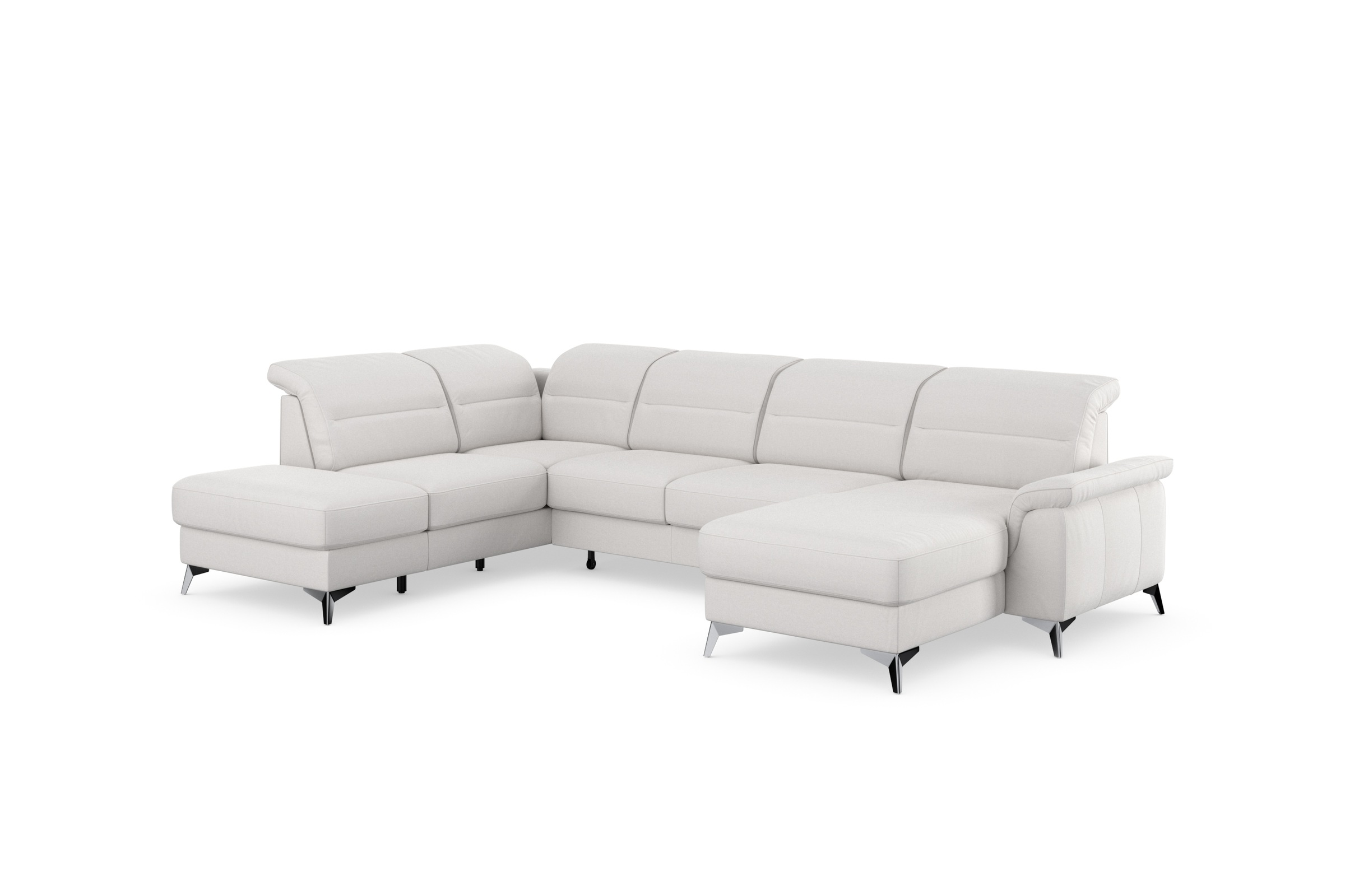 sit&more Wohnlandschaft »Sinatra U-Form«, optional mit Kopfteilverstellung und Armteilfunktion etc.