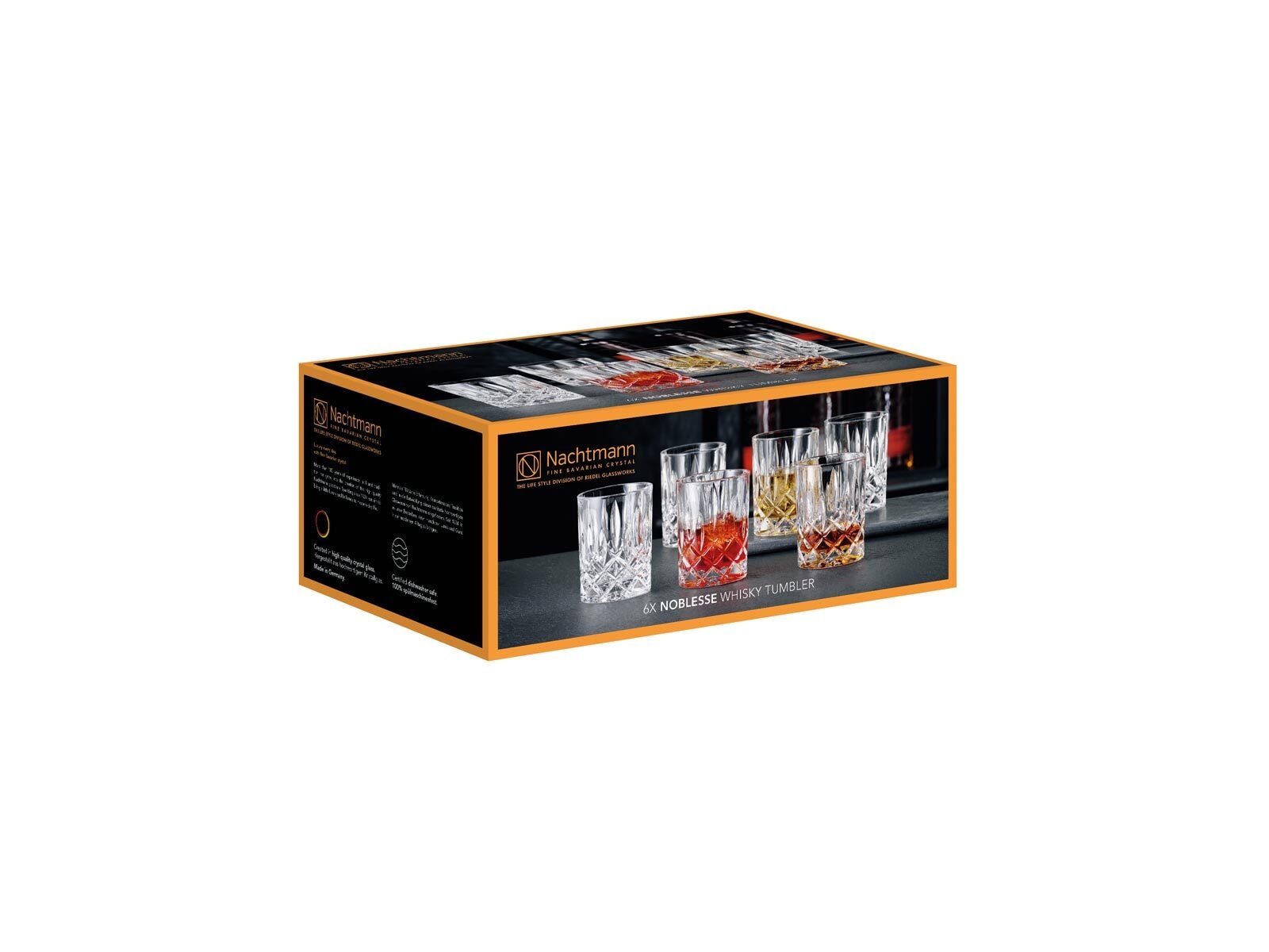 Nachtmann Whiskyglas »Whiskygläser Noblesse 295 ml 6er Set transparent«