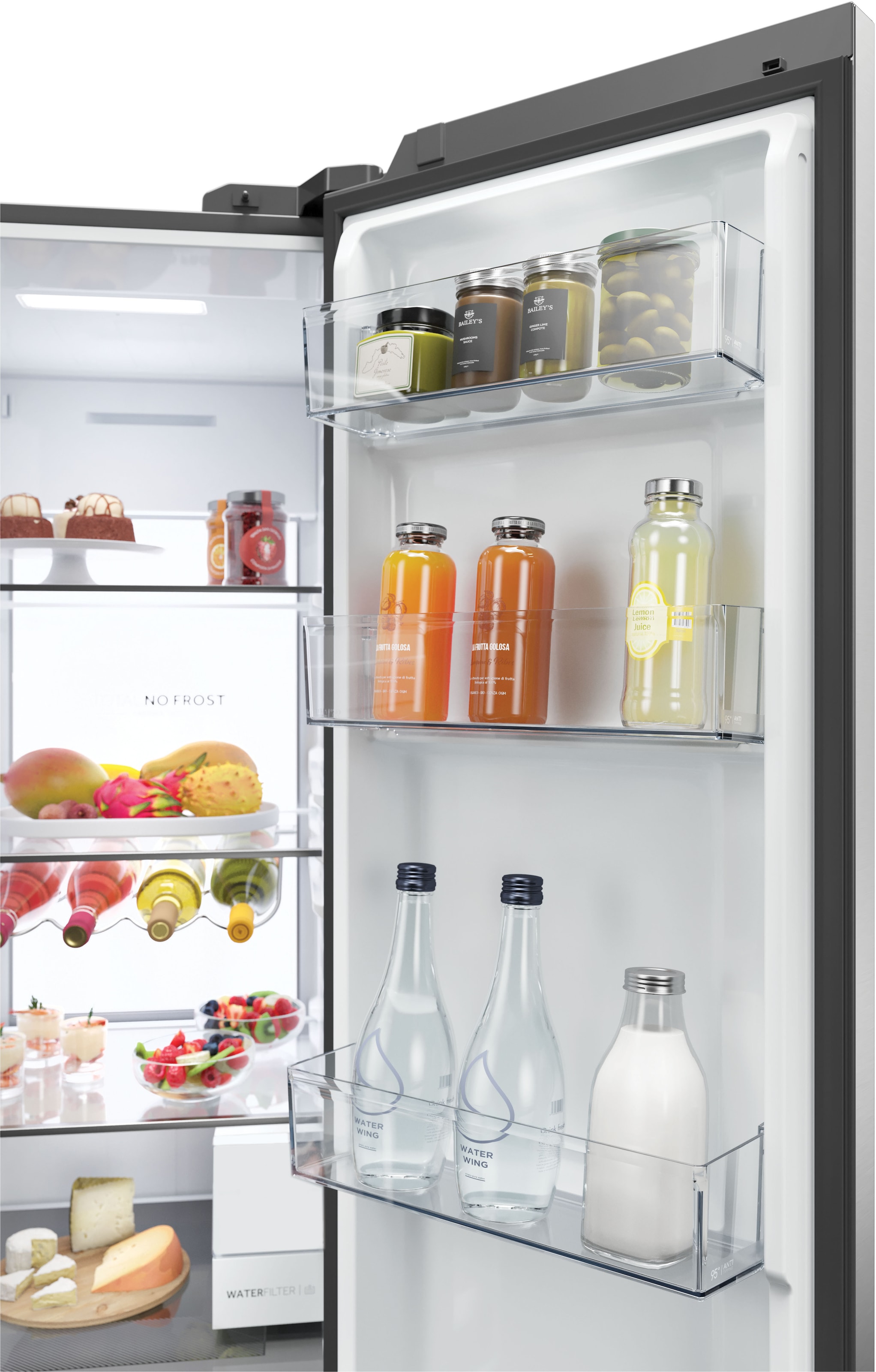Haier Side-by-Side SBS SERIES 7 »HSW79F18CIMM«, Smart Home: Optionale Steuerung per App und Wi-Fi